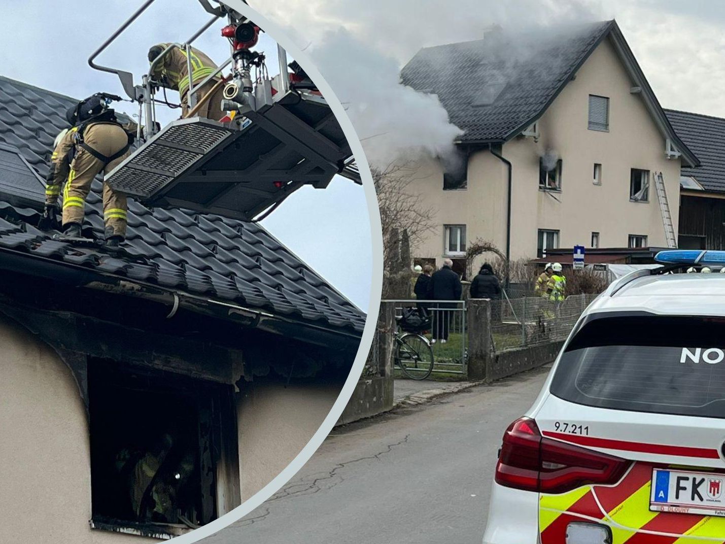 Die Brandursache ist noch unbekannt.