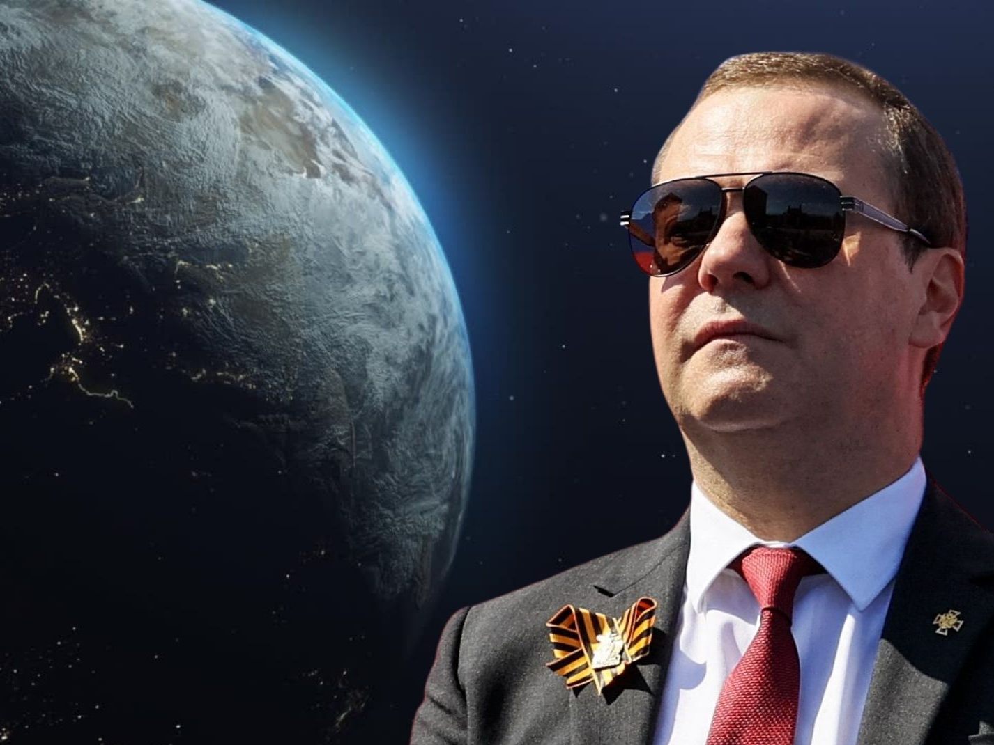 Der russische Spitzenpolitiker Dmitri Medwedew sagt eine Nuklearkatastrophe voraus.