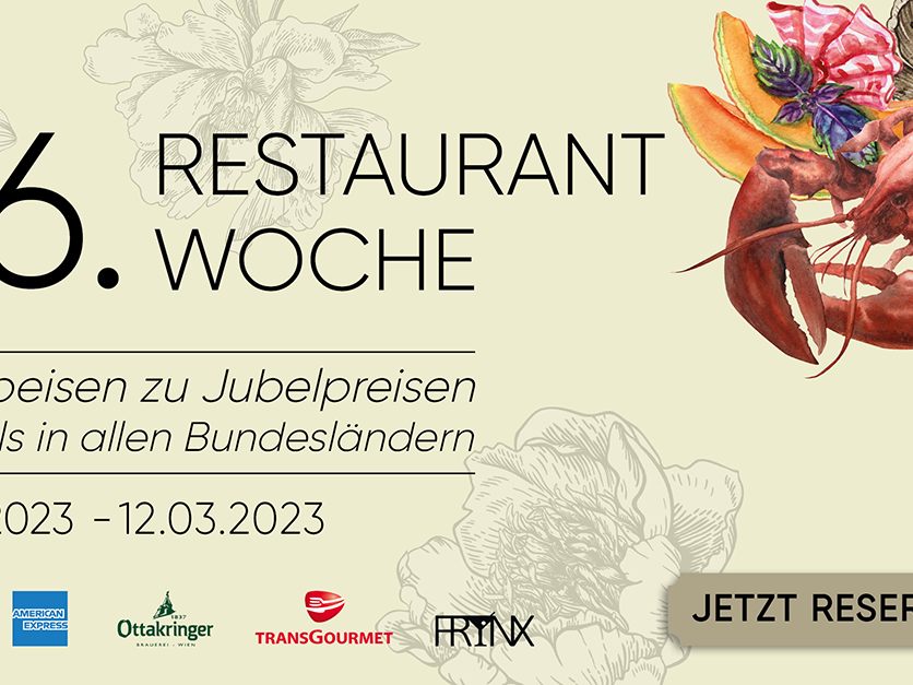 Frühbucheraktion für VIENNA.at-User zur Restaurantwoche. Frühbucheraktion für VIENNA.at-User zur Restaurantwoche.