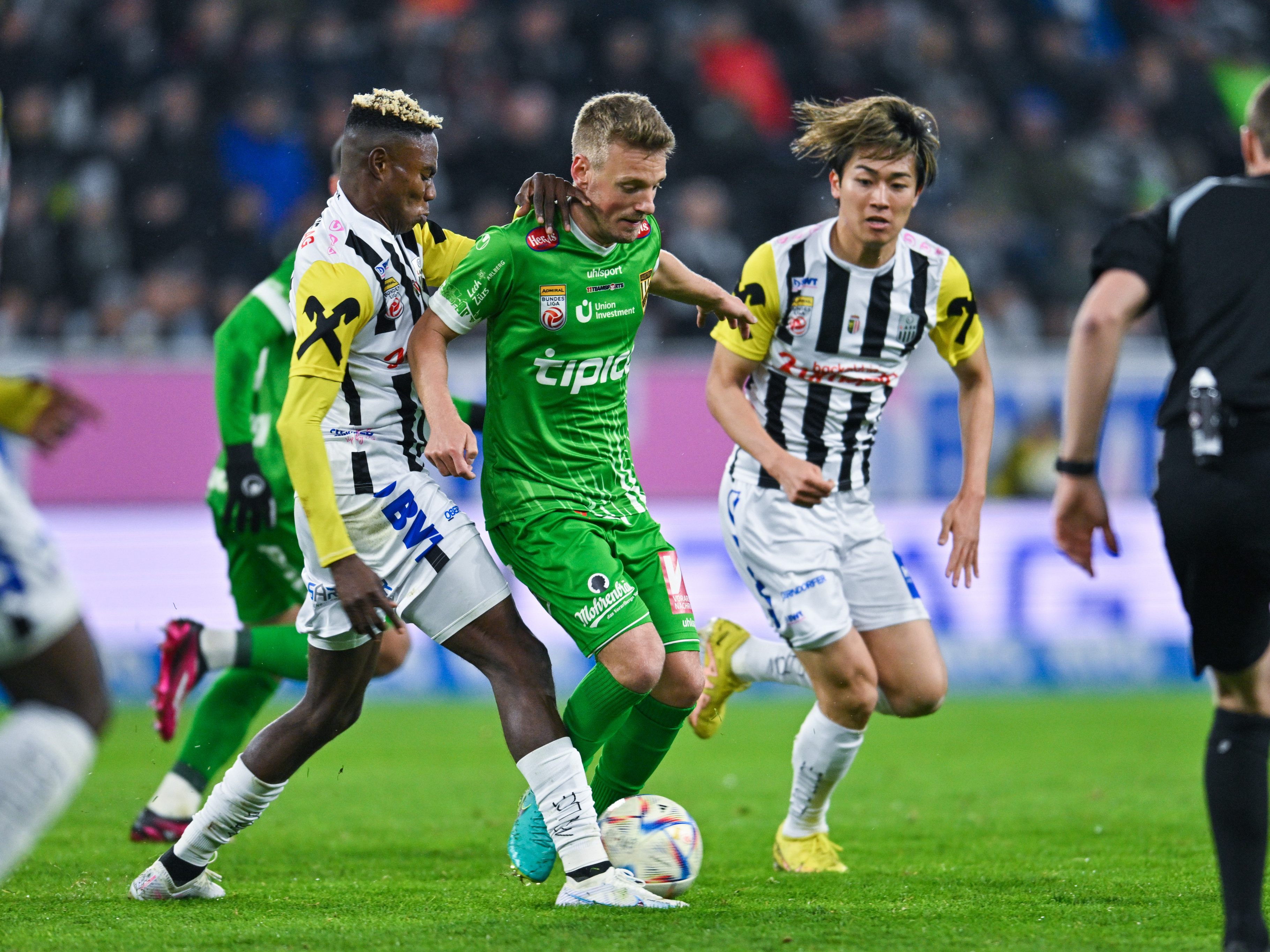 Grabher und Co. kassierten eine bittere 0:1-Niederlage.