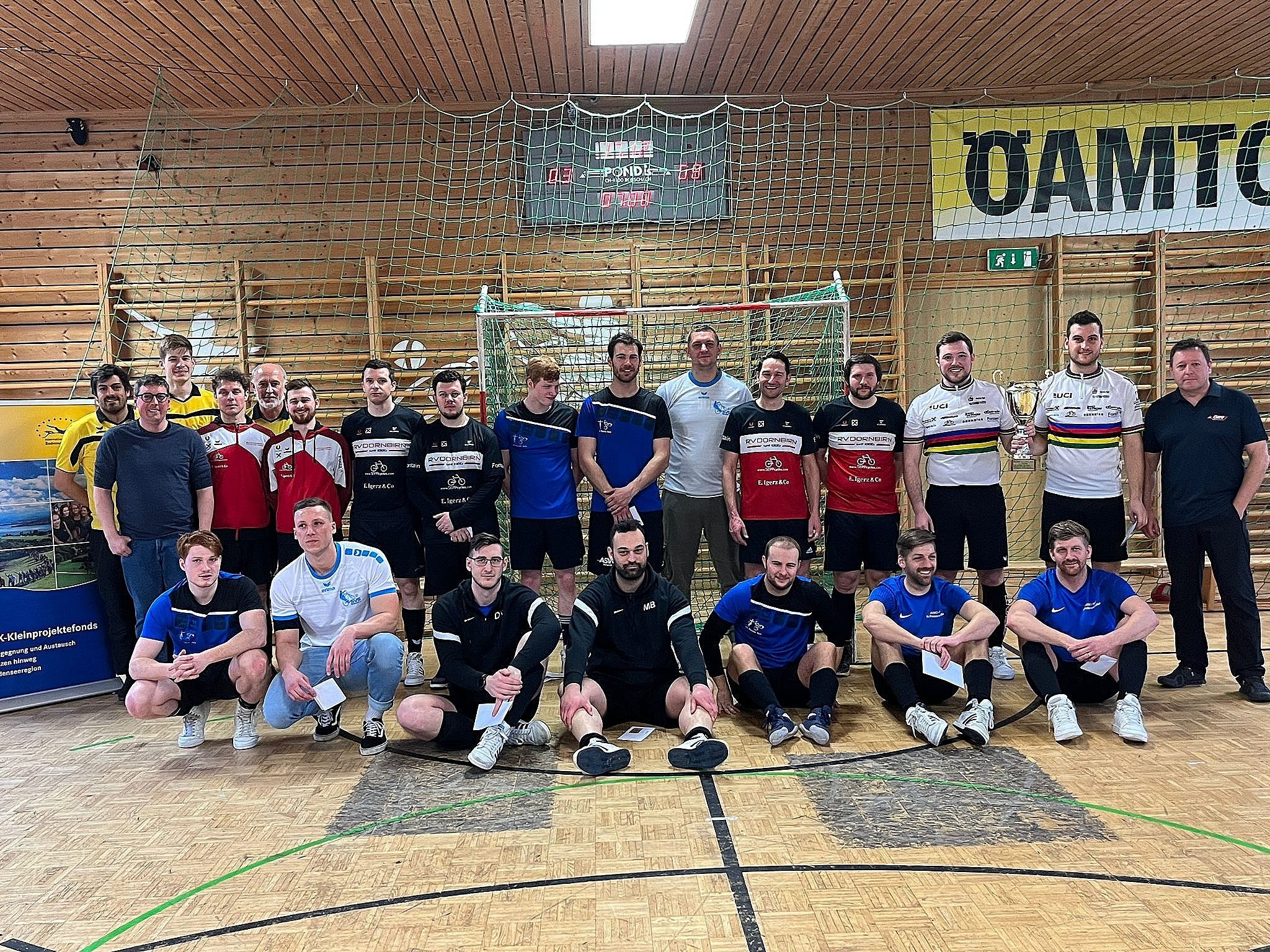 Die Ländle-Radballer boten wieder spektakuläre Duelle beim Ö-Cup in Hohenems.