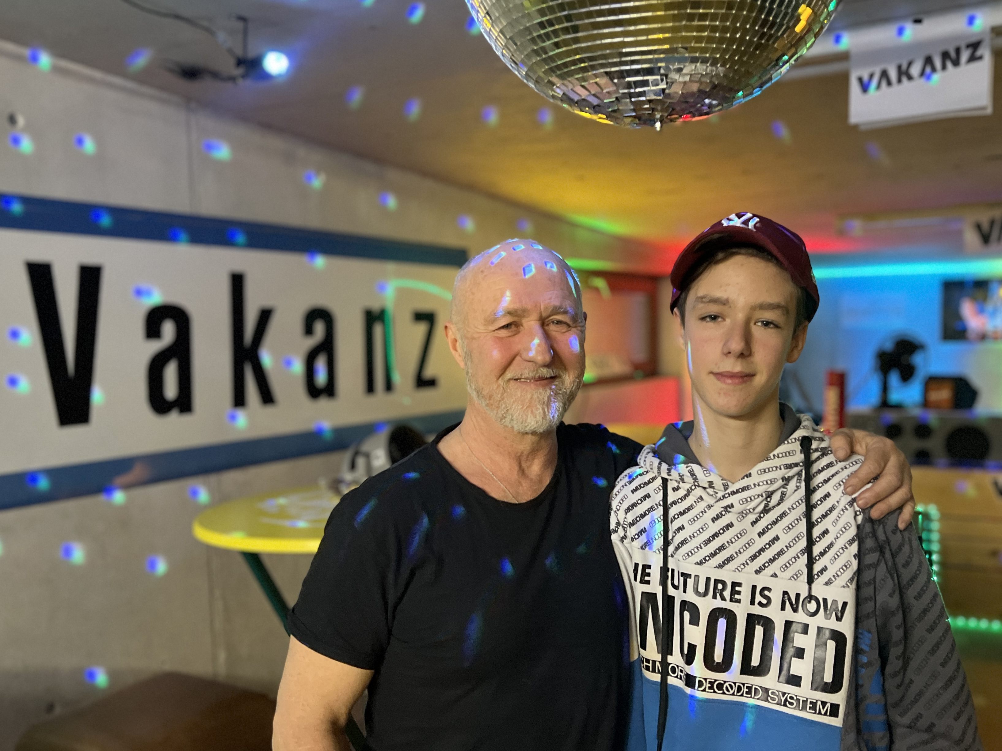 Sigi Innauer und sein Sohn Marlon alias DJ Soundboi.