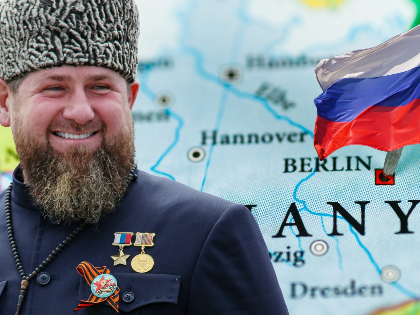 Putins "Bluthund" Kadyrow spricht von Einmarsch in Polen und Ostdeutschland als "unser" Territorium.
