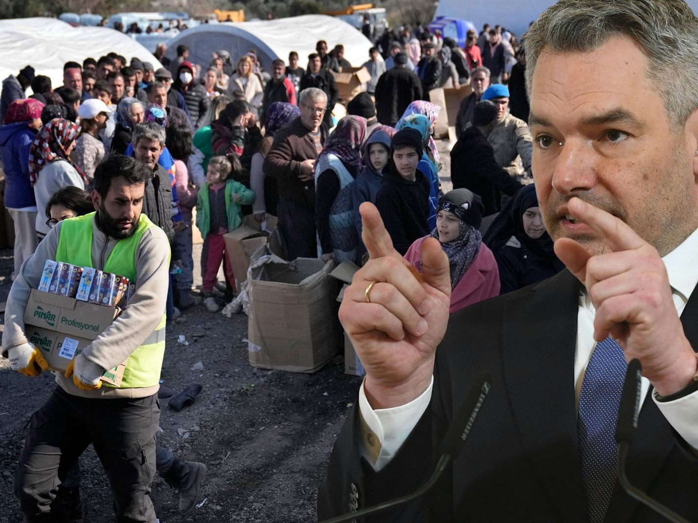 Auch das Schengen-Veto bleibt vorerst aufrecht, so Kanzler Nehammer. Auch das Schengen-Veto bleibt vorerst aufrecht, so Kanzler Nehammer.