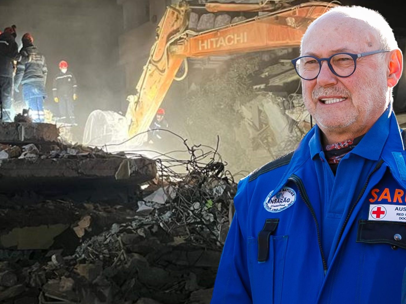 Dr. Robert Spiegel ist mit der SARUV-Einheit im Katastrophengebiet und sucht unermüdlich nach Überlebenden. Dr. Robert Spiegel ist mit der SARUV-Einheit im Katastrophengebiet und sucht unermüdlich nach Überlebenden.