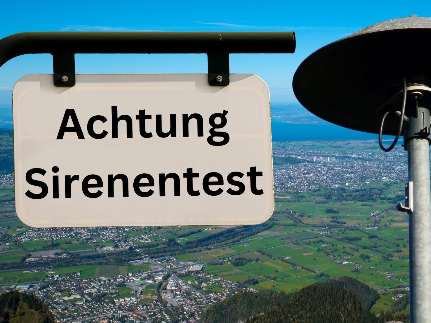 Sirenentest in der Schweiz