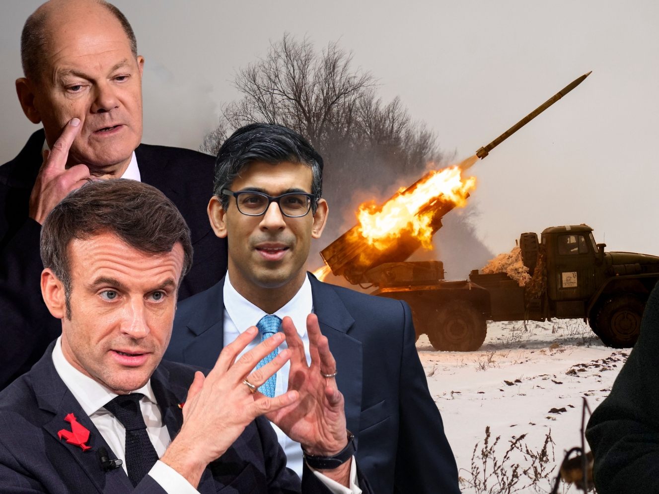 Berlin, London und Paris arbeiten offensichtlich gemeinsam auf ein Kriegsende in der Ukraine hin.