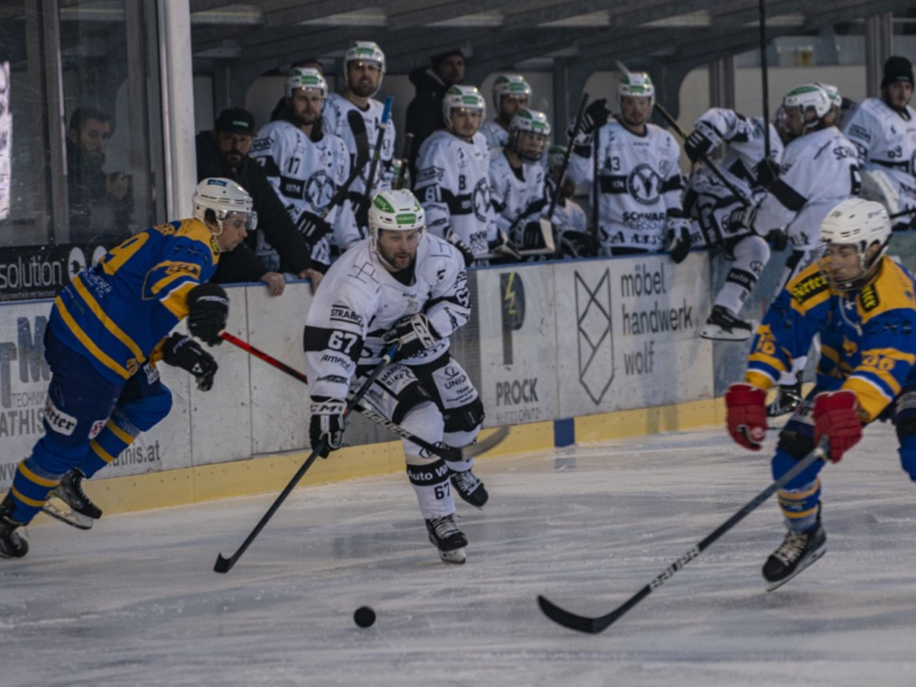 Die Emser Hockeycracks zogen mit einem Heimerfolg gegen Althofen ins ÖEL-Halbfinale ein Die Emser Hockeycracks zogen mit einem Heimerfolg gegen Althofen ins ÖEL-Halbfinale ein