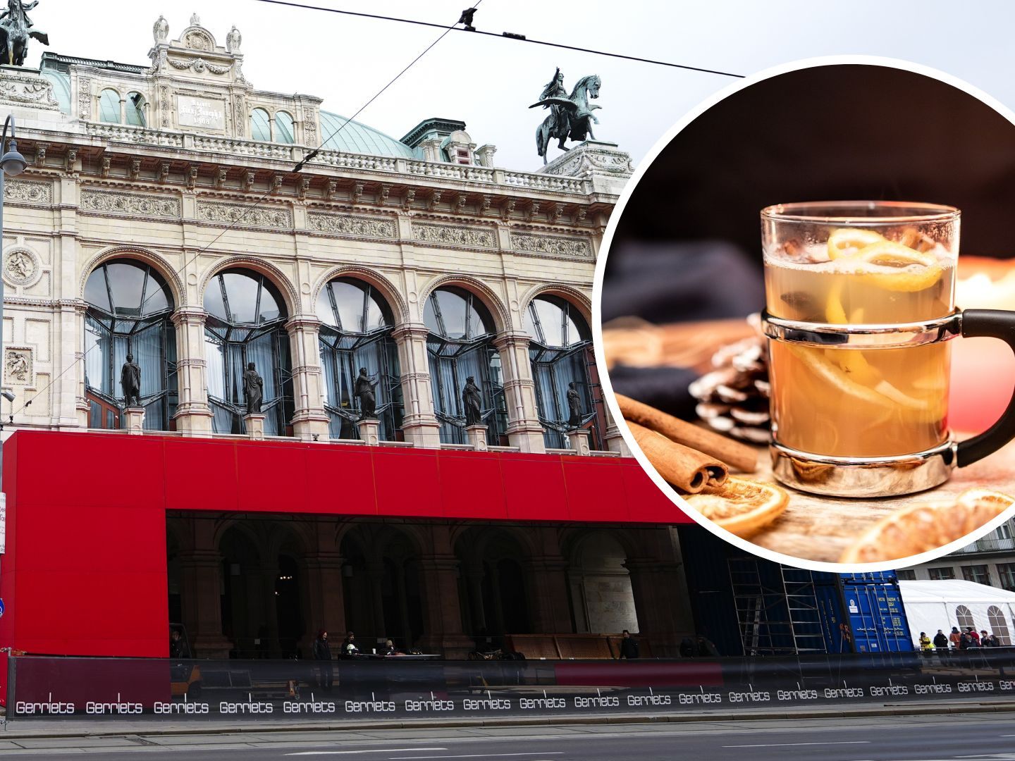 Protest gegen den Wiener Opernball: Gratis-Punsch in Wien. Protest gegen den Wiener Opernball: Gratis-Punsch in Wien.