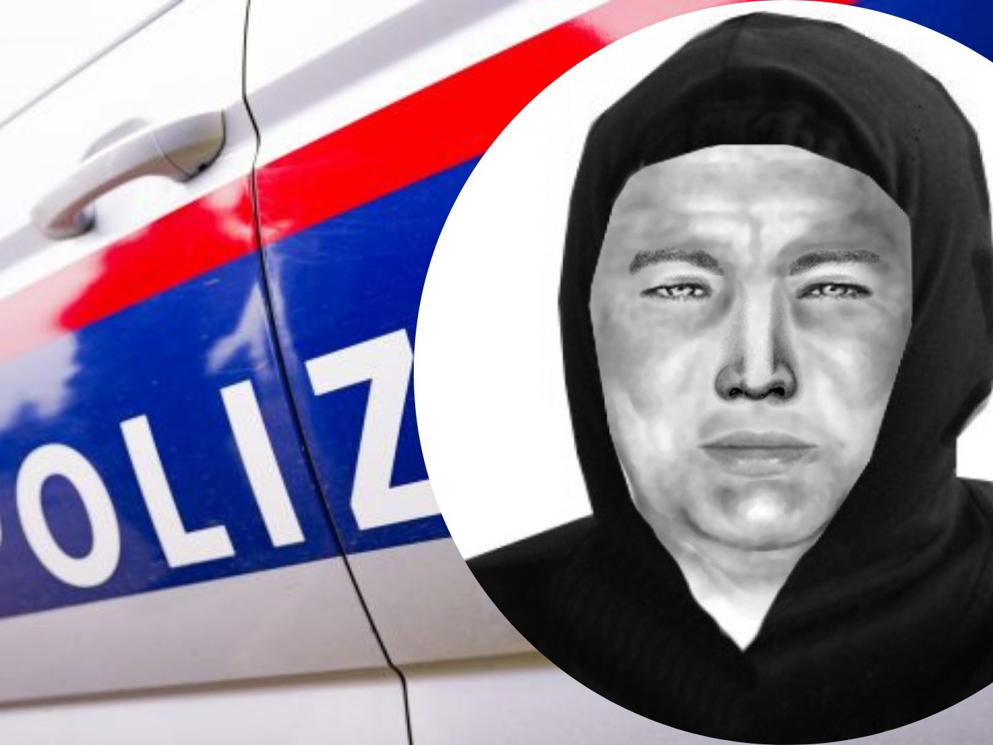 Das Phantombild sucht den bislang unbekannten Räuber von Pottschach in Niederösterreich. Das Phantombild sucht den bislang unbekannten Räuber von Pottschach in Niederösterreich.