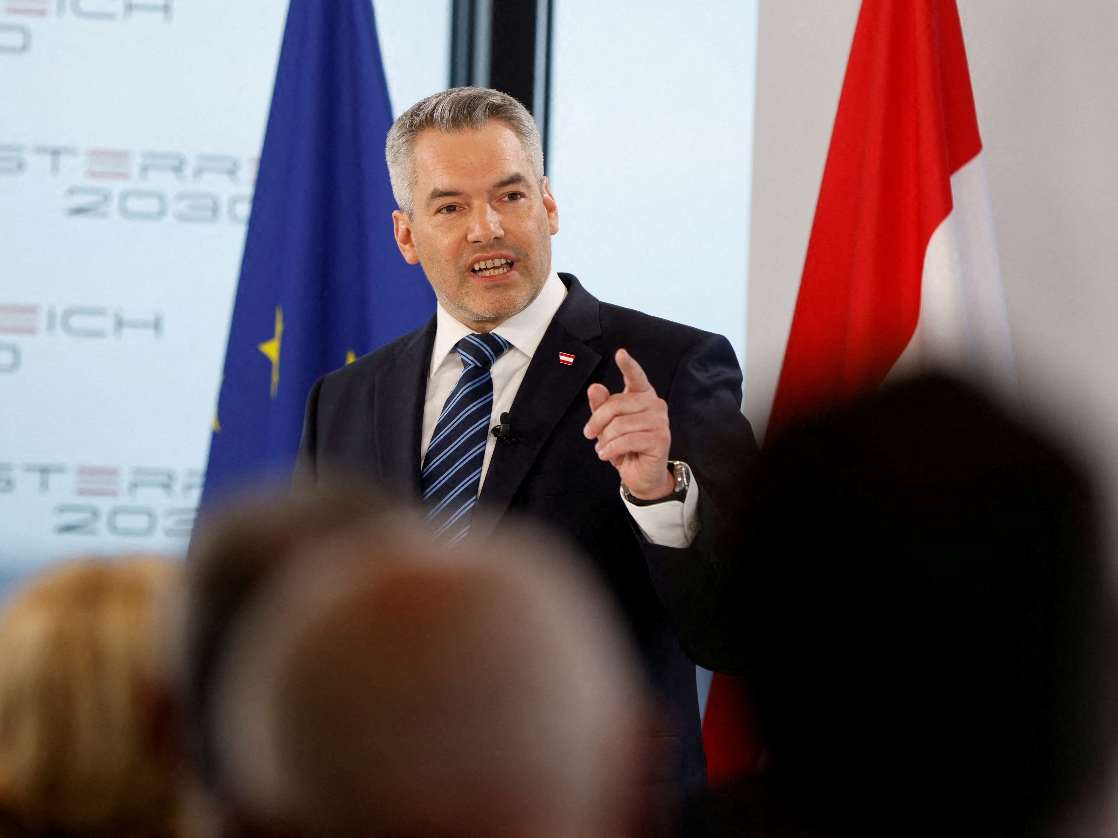 Die Nehammer-Rede fand am 10. März statt. Die Nehammer-Rede fand am 10. März statt.