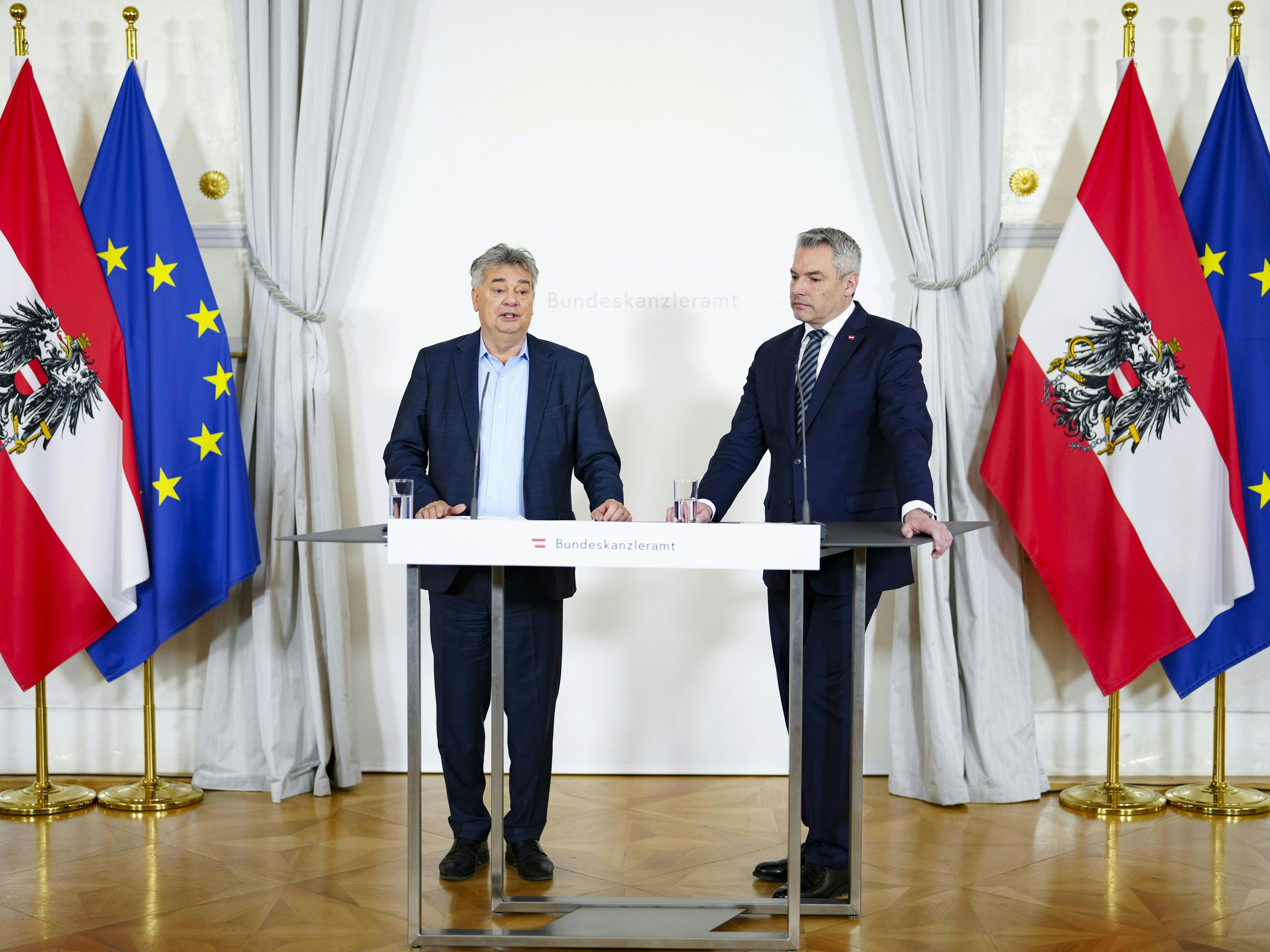 Vienna.at zeigt das Pressefoyer nach dem Ministerrat ab 12 Uhr live.