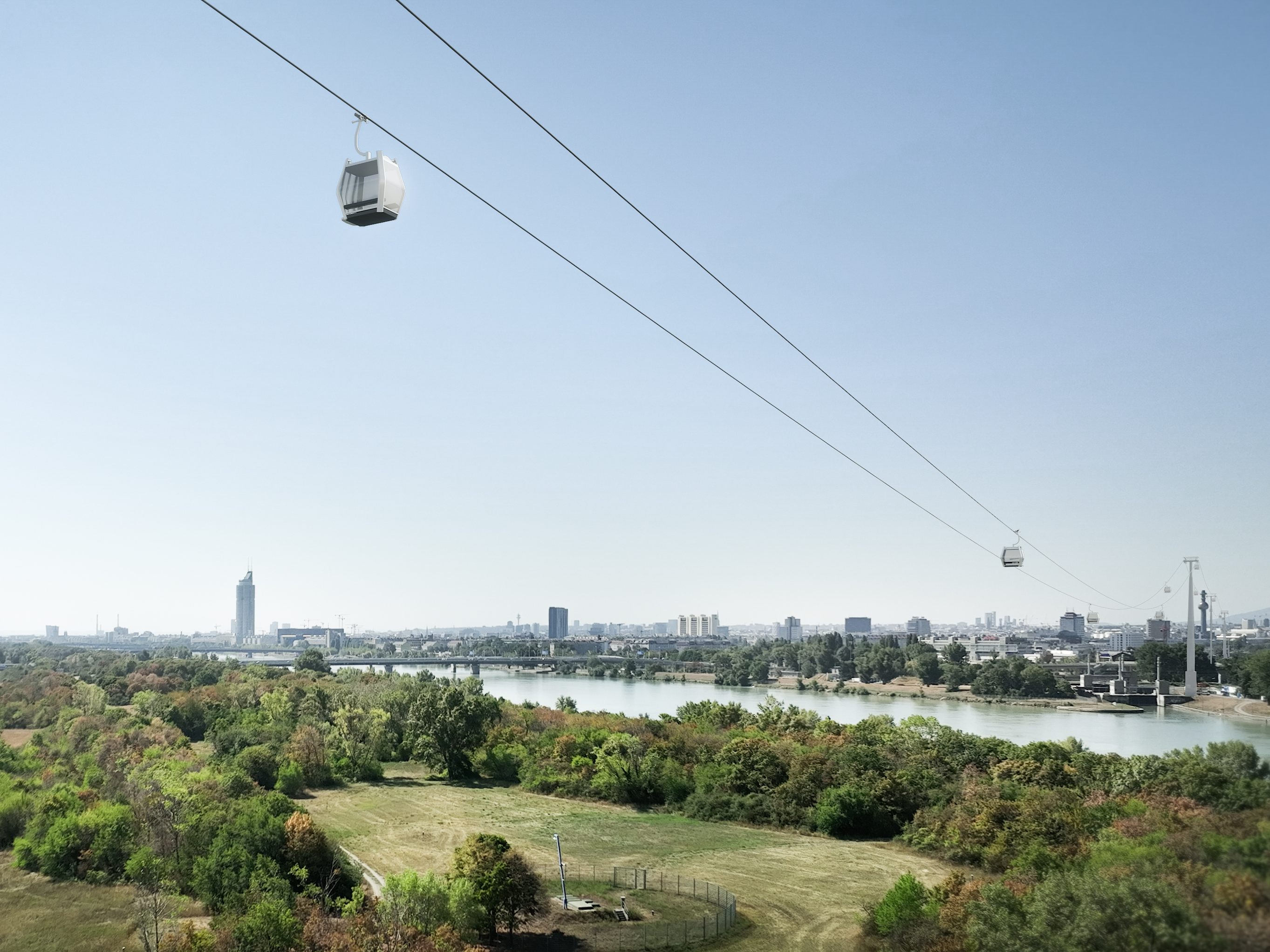 Eine Seilbahn ist auf dem Wiener Kahlenberg geplant.