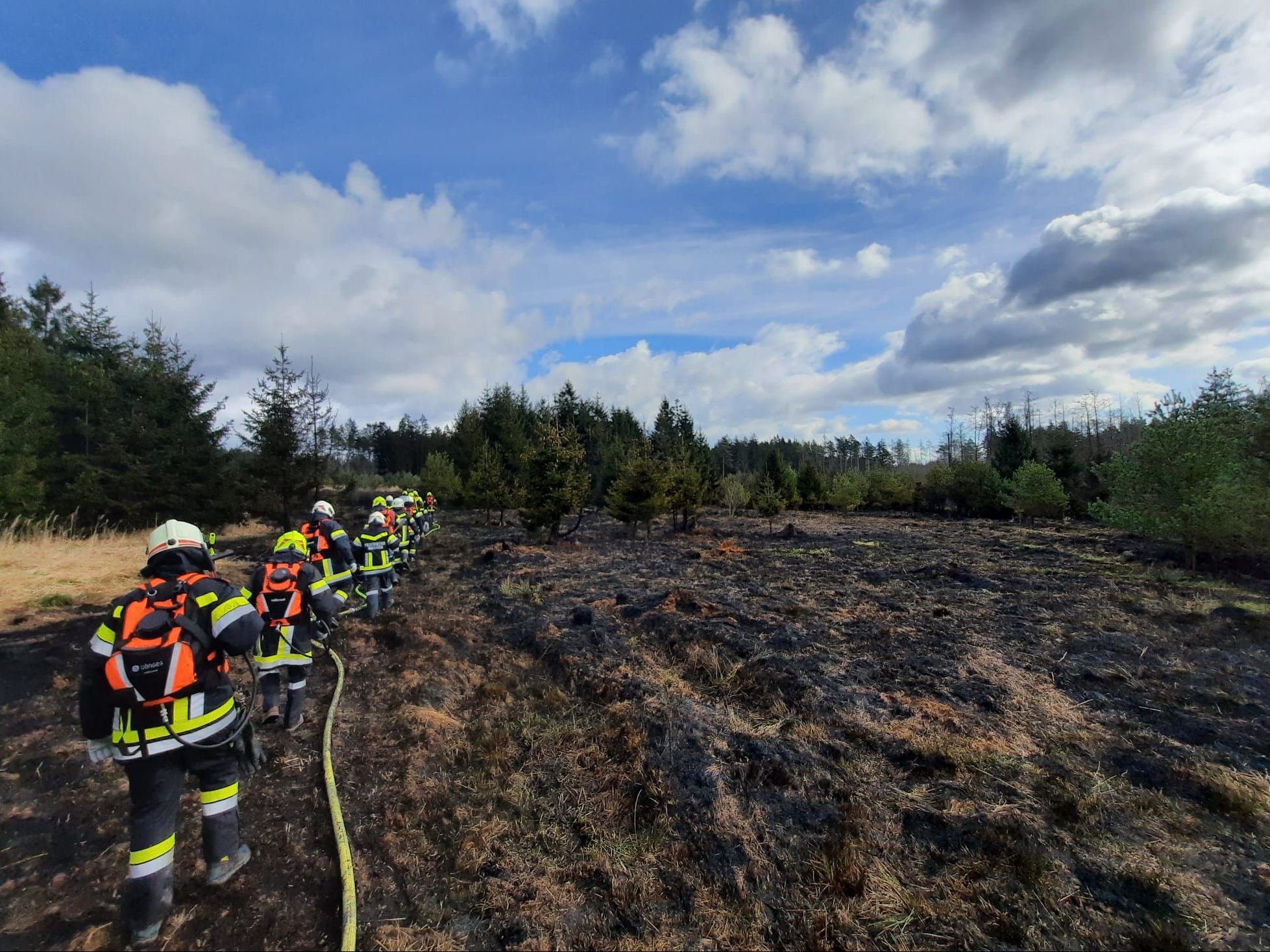 Der Waldbrand in Karlstetten konnte gelöscht werden.