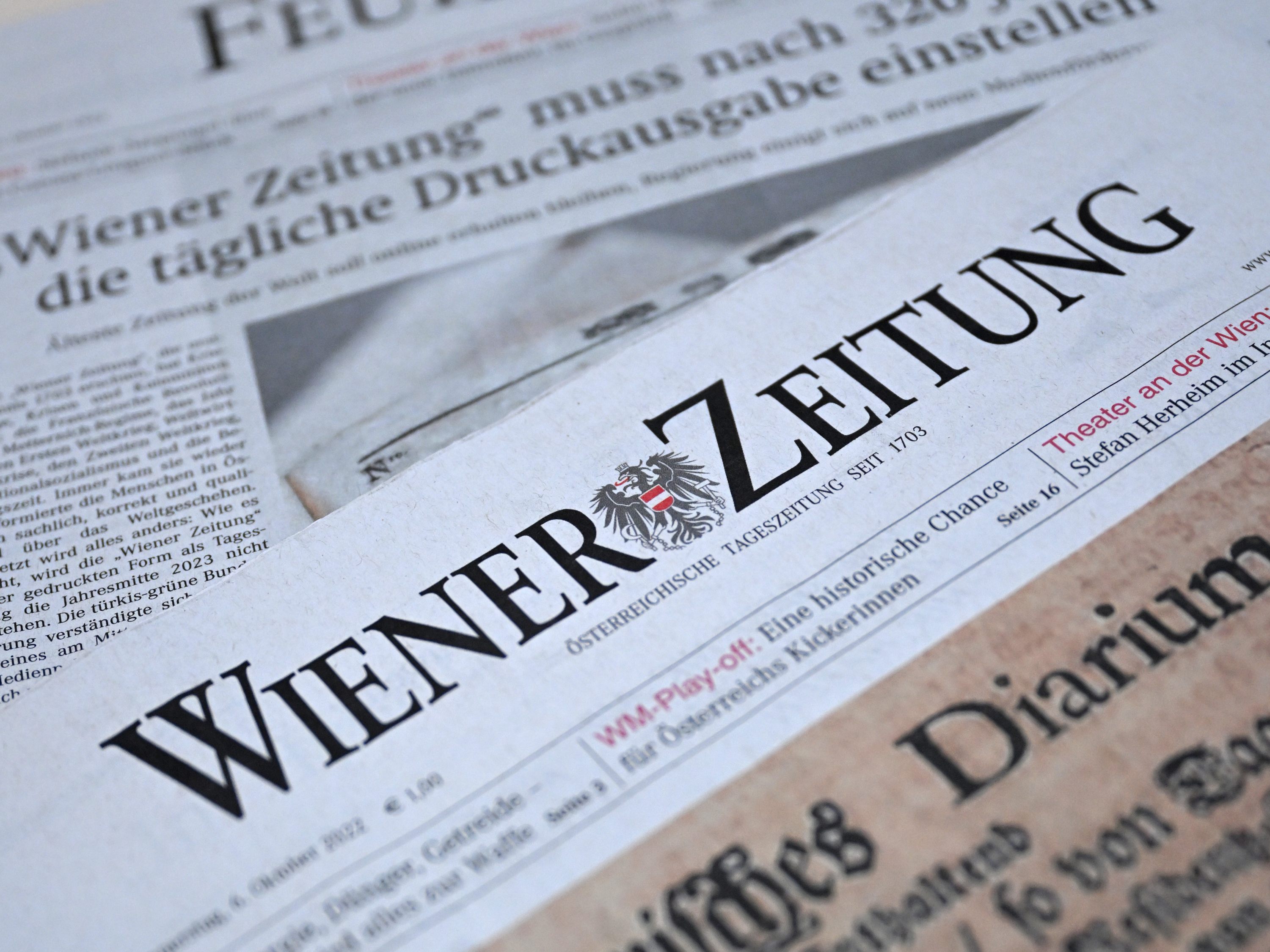 Die "Wiener Zeitung" wird mindestens zehn Mal jährlich in Printform erscheinen.