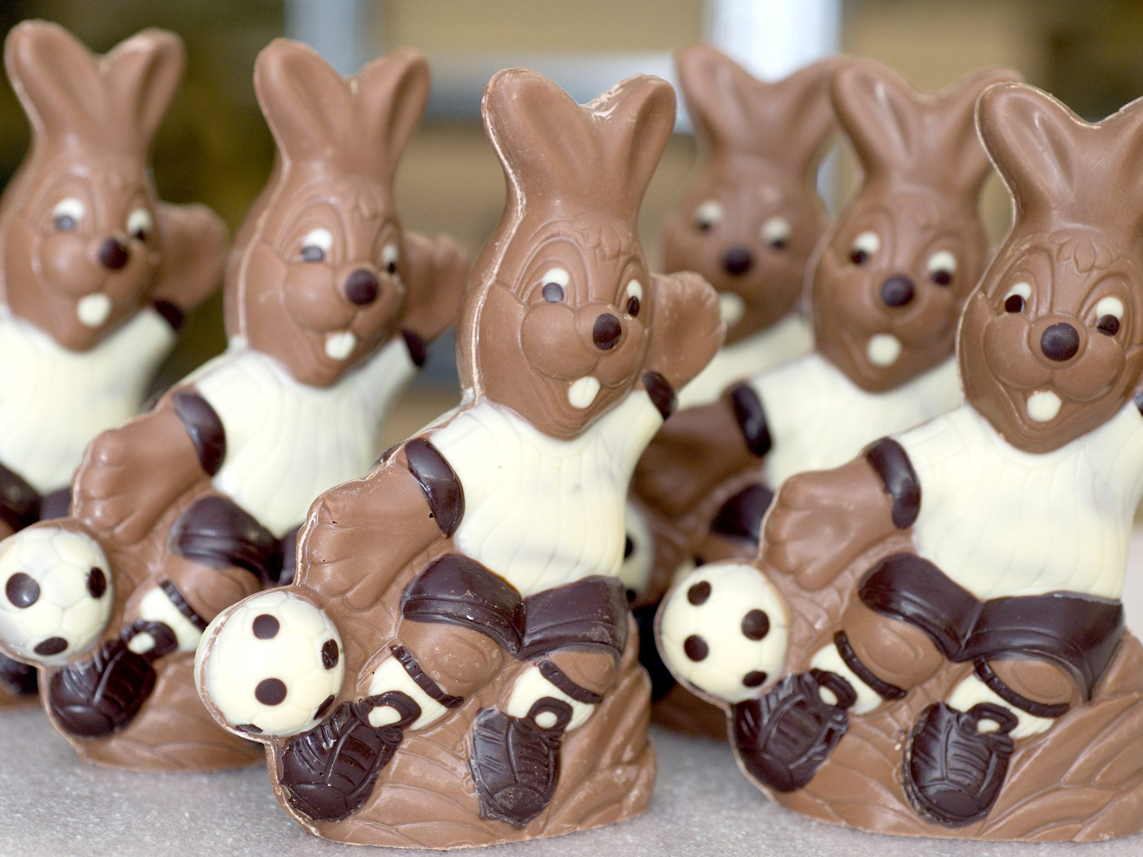 Süßigkeiten wie Schoko-Osterhasen sind zu Ostern besonders beliebt.