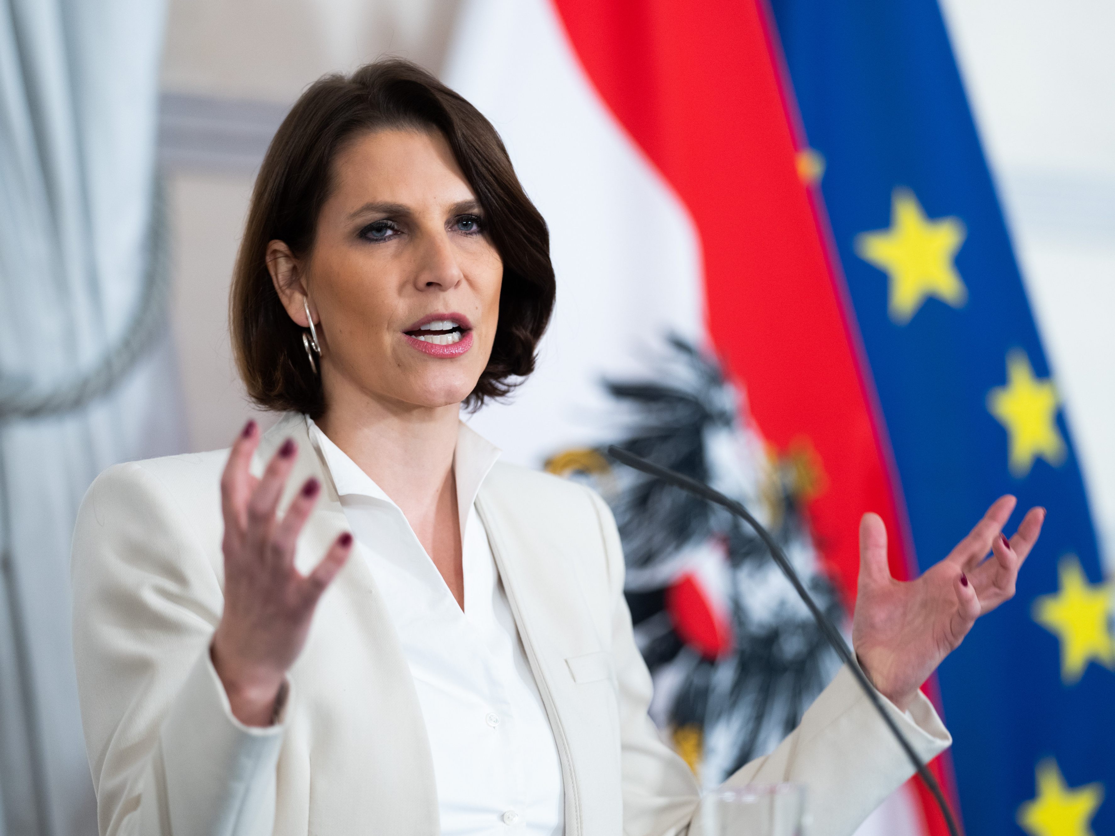 Verfassungsministerin Karoline Edtstadler. Verfassungsministerin Karoline Edtstadler.