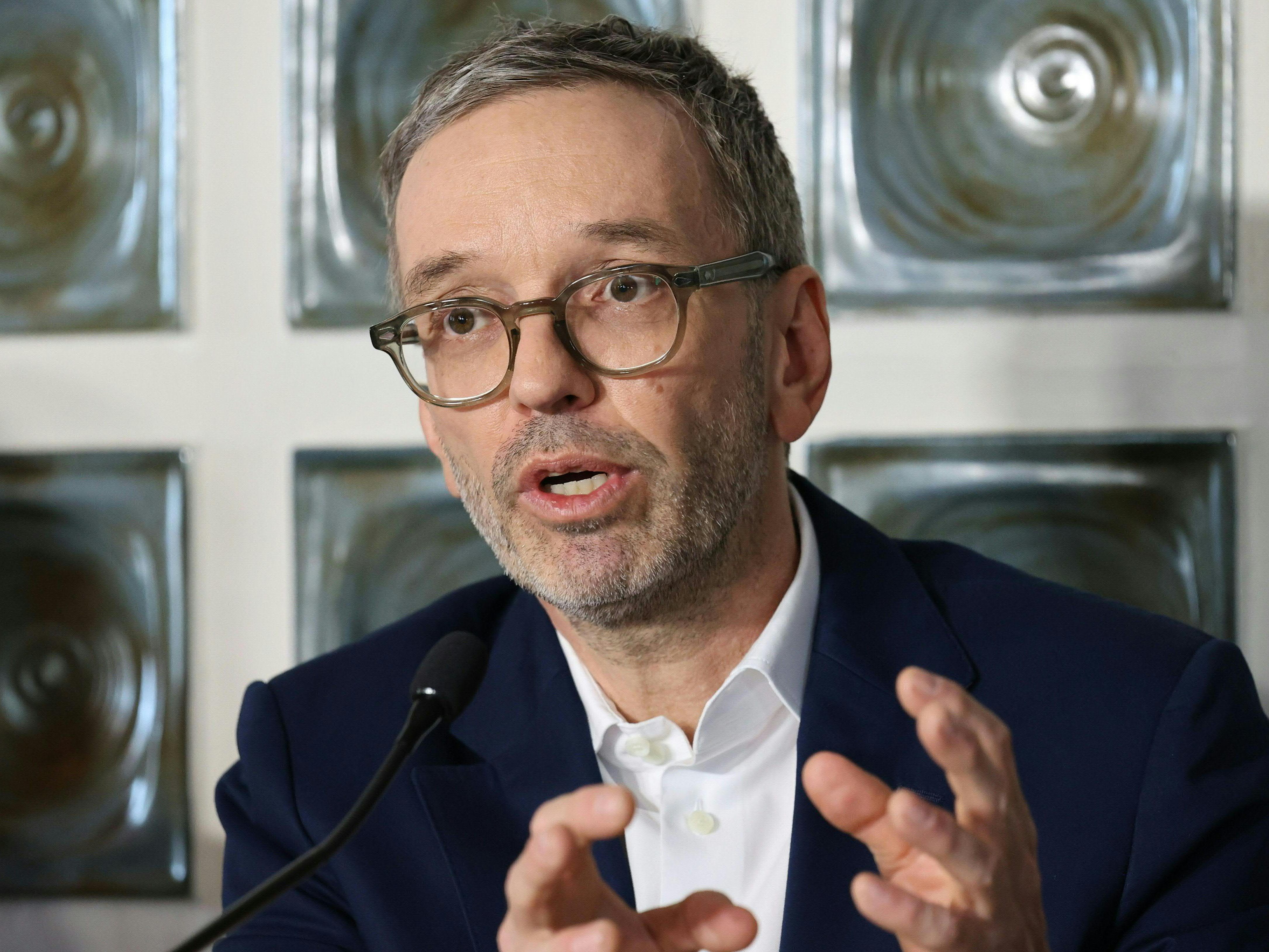 FPÖ-Chef Kickl erhebt neuerlich den Kanzleranspruch. FPÖ-Chef Kickl erhebt neuerlich den Kanzleranspruch.
