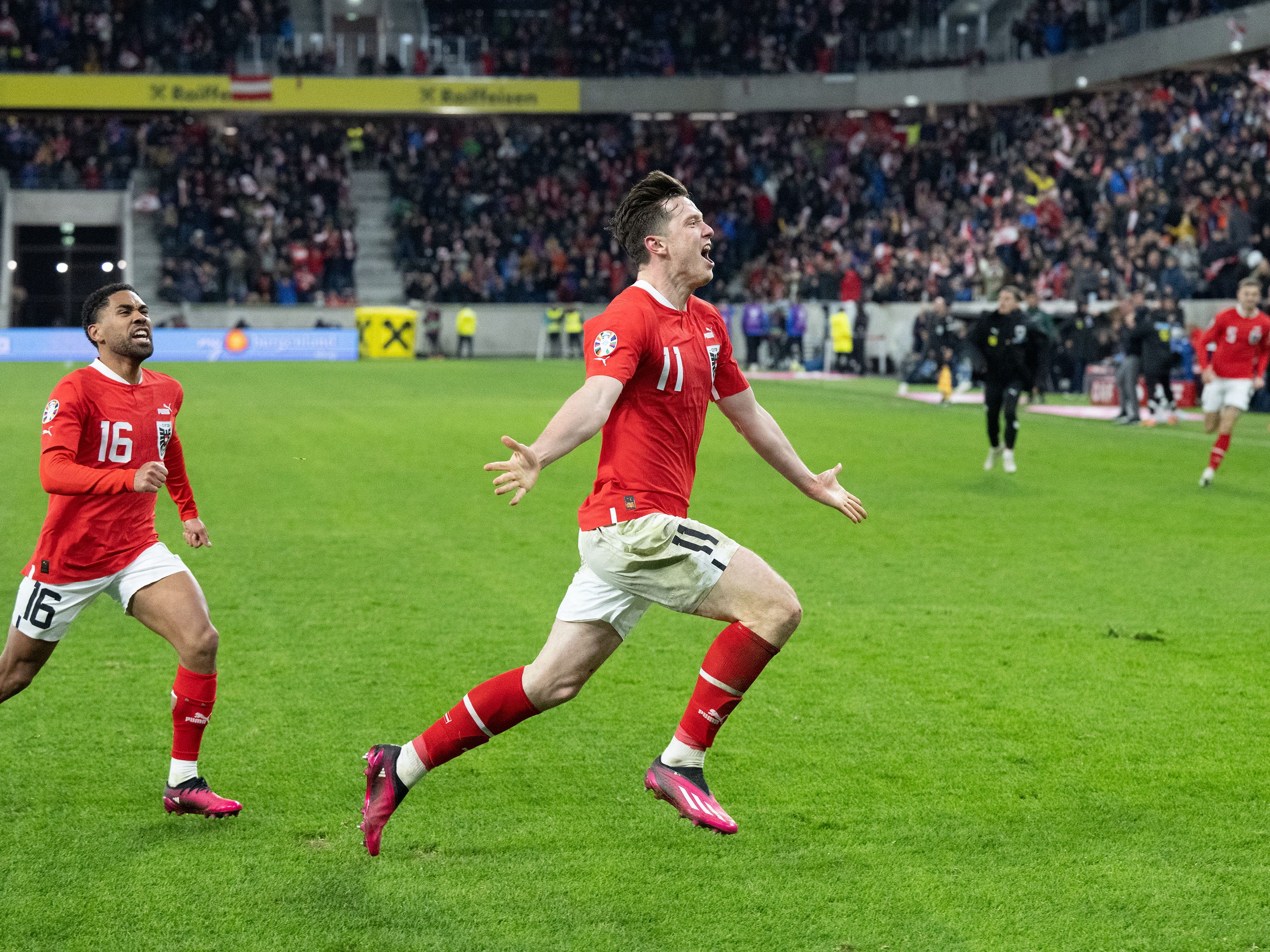 Gregoritsch steuerte das 2:1 zu Österreichs Sieg gegen Estland bei.