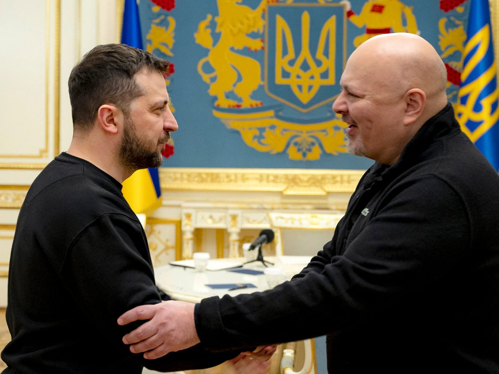 Selenskyj trifft Chefankläger Karim Khan.
