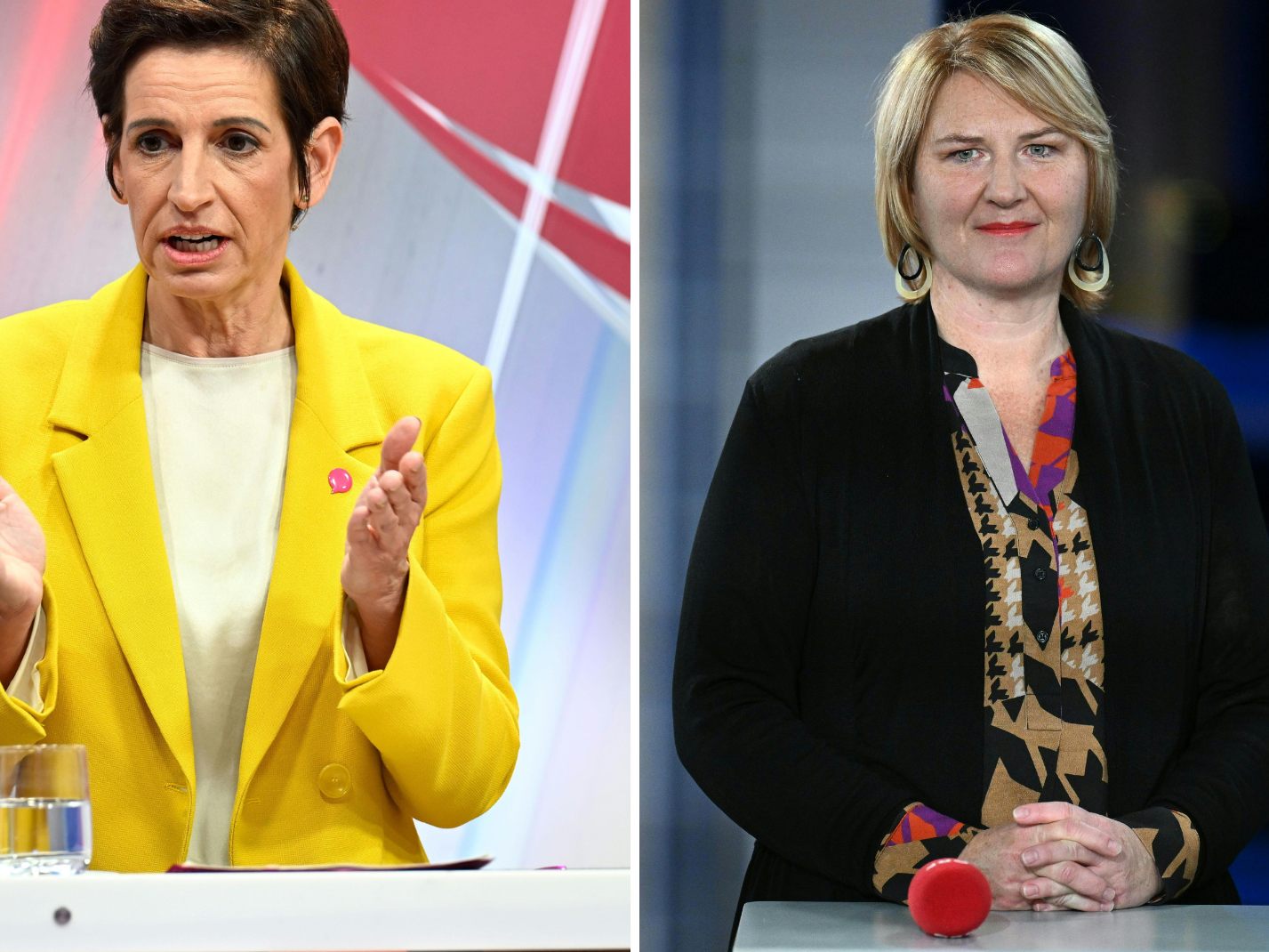 Helga Krismer und Indra Collini orte nach der NÖ-Wahl ein "unwürdiges Schauspiel".