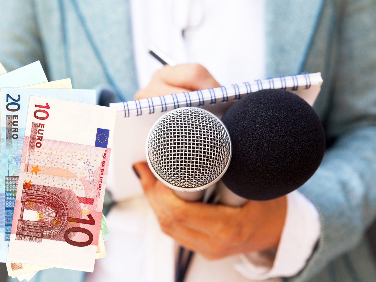 Das Gehalt von Journalisten wird angehoben.
