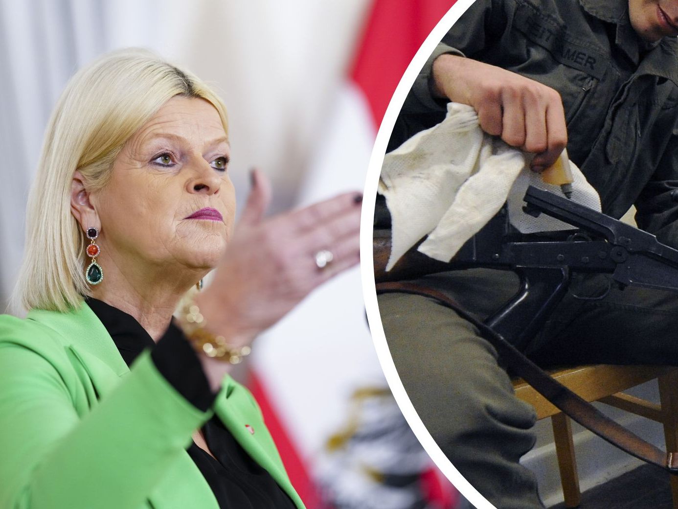 Verteidigungsministerin Klaudia Tanner (ÖVP) sorgte mit einer Aussage auf Twitter für Empörung. Verteidigungsministerin Klaudia Tanner (ÖVP) sorgte mit einer Aussage auf Twitter für Empörung.