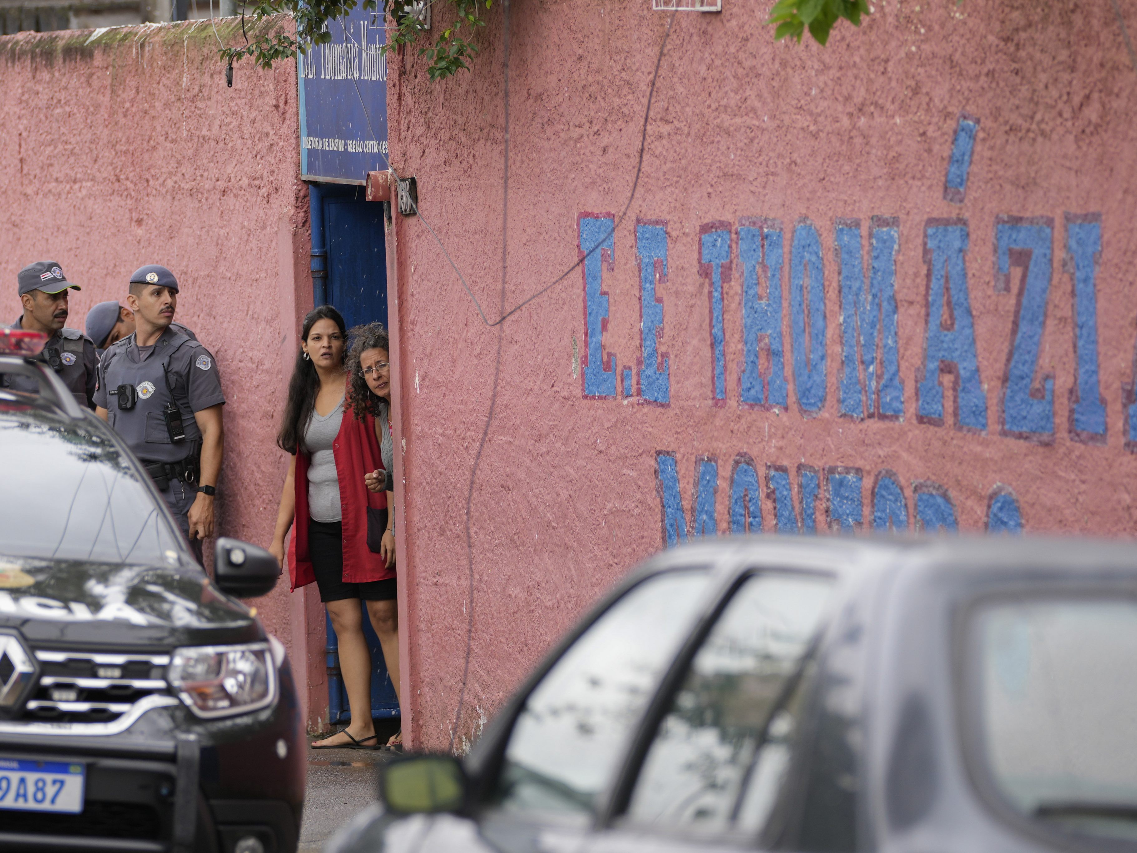 Der angriff ereignete sich an der "Thomazia Montoro"-schule in Sao Paulo. Der angriff ereignete sich an der "Thomazia Montoro"-schule in Sao Paulo.