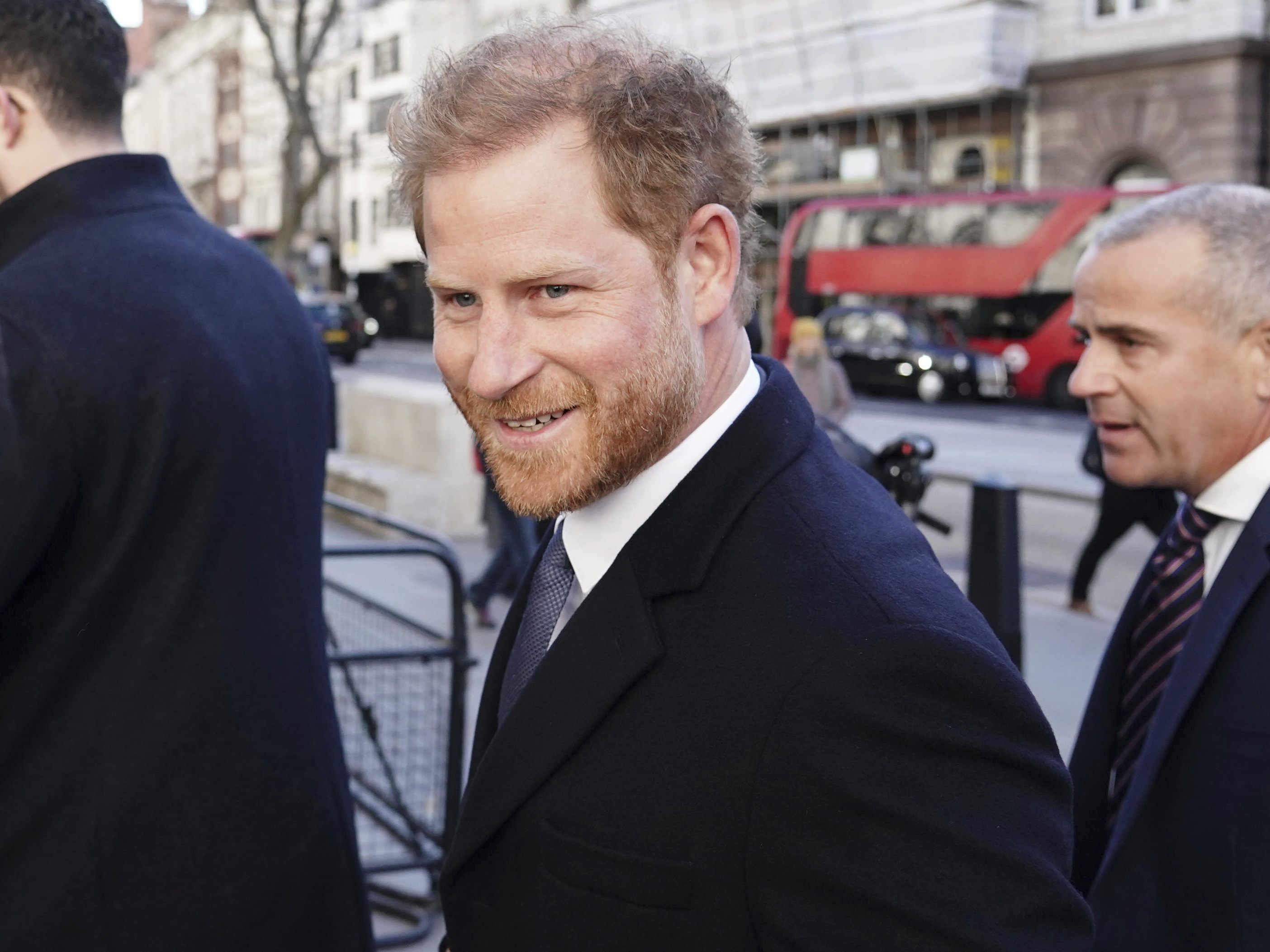 Prinz Harry kam nach London.