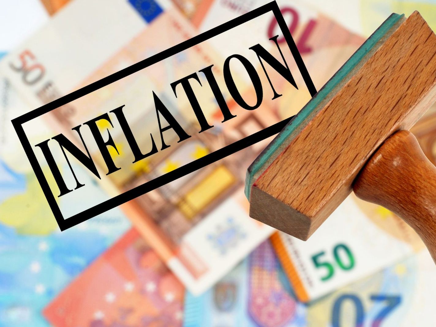 Die Inflation geht langsam zurück. Die Inflation geht langsam zurück.