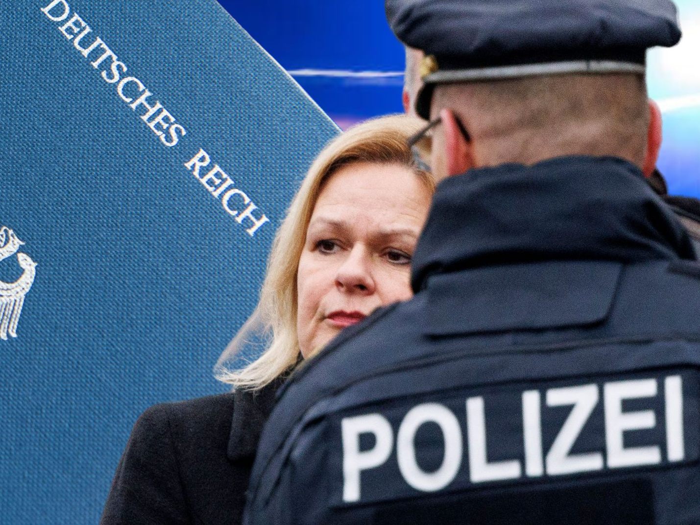 Die deutsche Innenministerin Nancy Faeser findet klare Worte für den erschreckenden Vorfall.