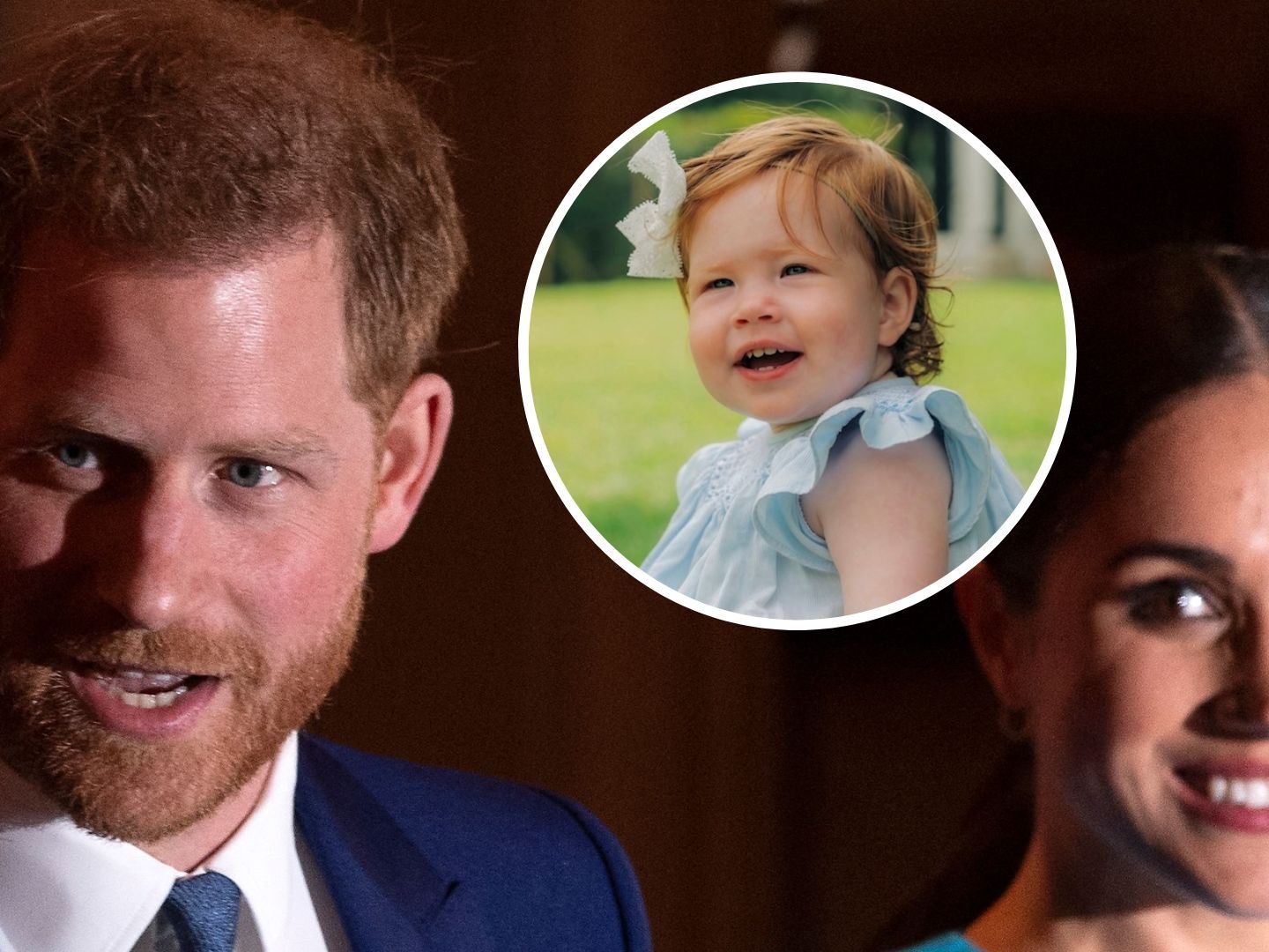 Harry und Meghan ließen Lilibet in Kalifornien taufen. Harry und Meghan ließen Lilibet in Kalifornien taufen.