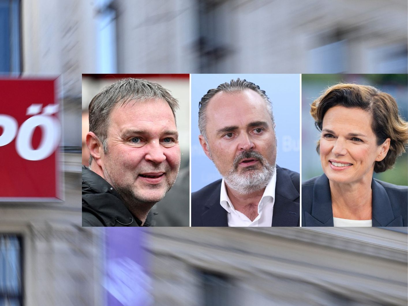 Andreas Babler, Hans Peter Doskozil, Pamela Rendi-Wagner. Andreas Babler, Hans Peter Doskozil, Pamela Rendi-Wagner.