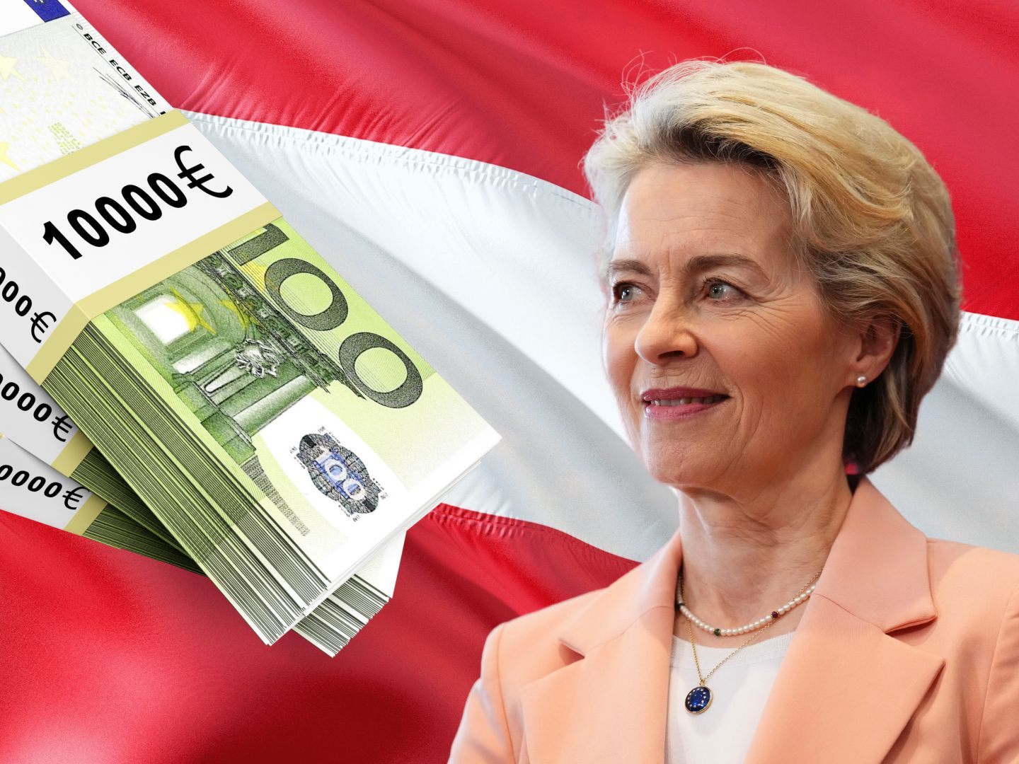 EU-Chefin Von der Leyen äußerte sich sehr positiv über Österreich. EU-Chefin Von der Leyen äußerte sich sehr positiv über Österreich.