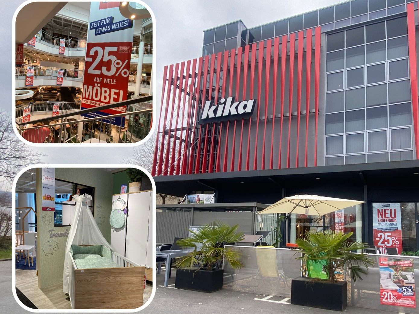 Kika in Dornbirn präsentiert sich nach dem Umbau im neuen Look.