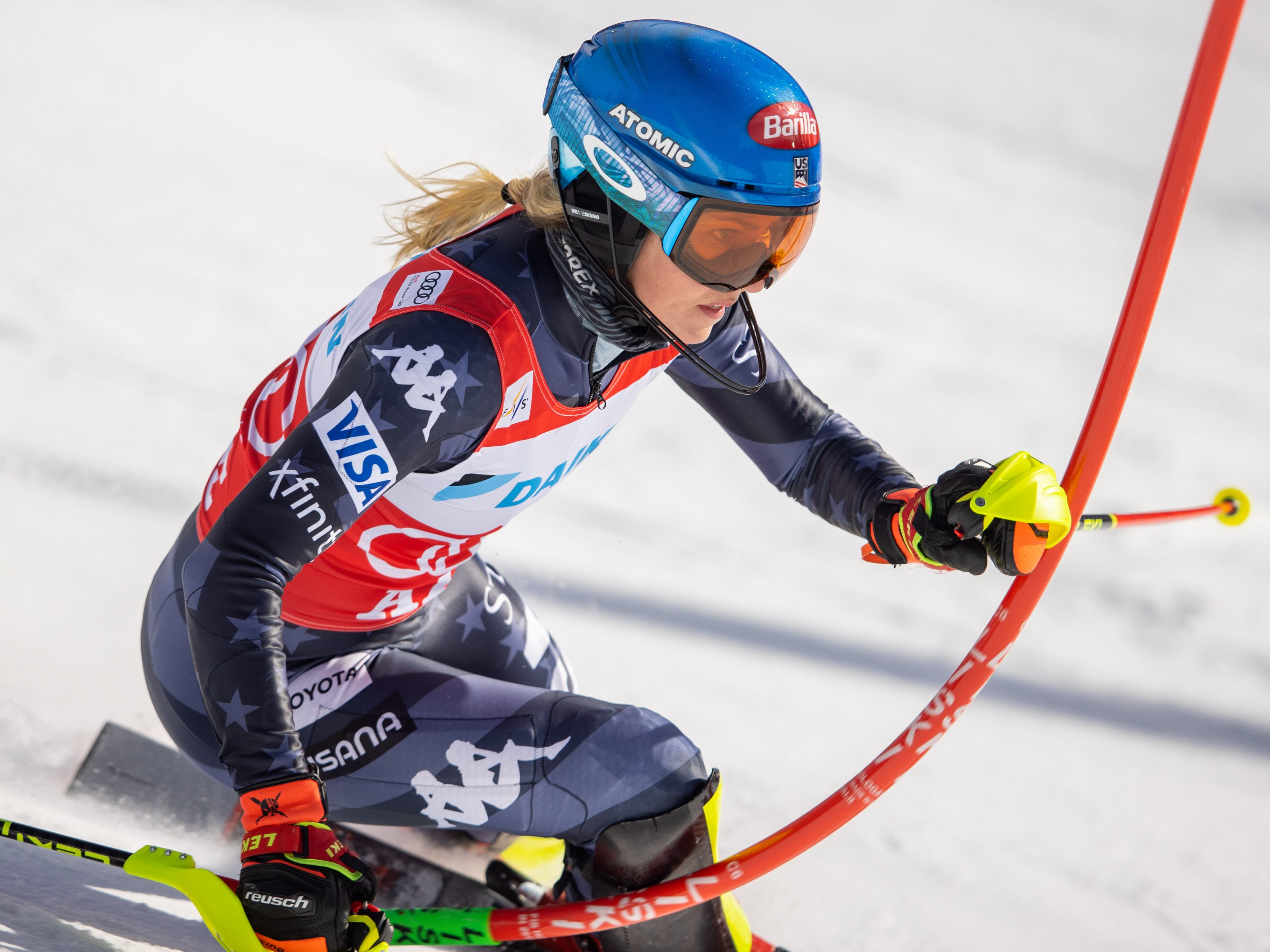Sensationelle Leistung: Mikaela Shiffrin fährt ihrem 87. Weltcup-Sieg entgegen.