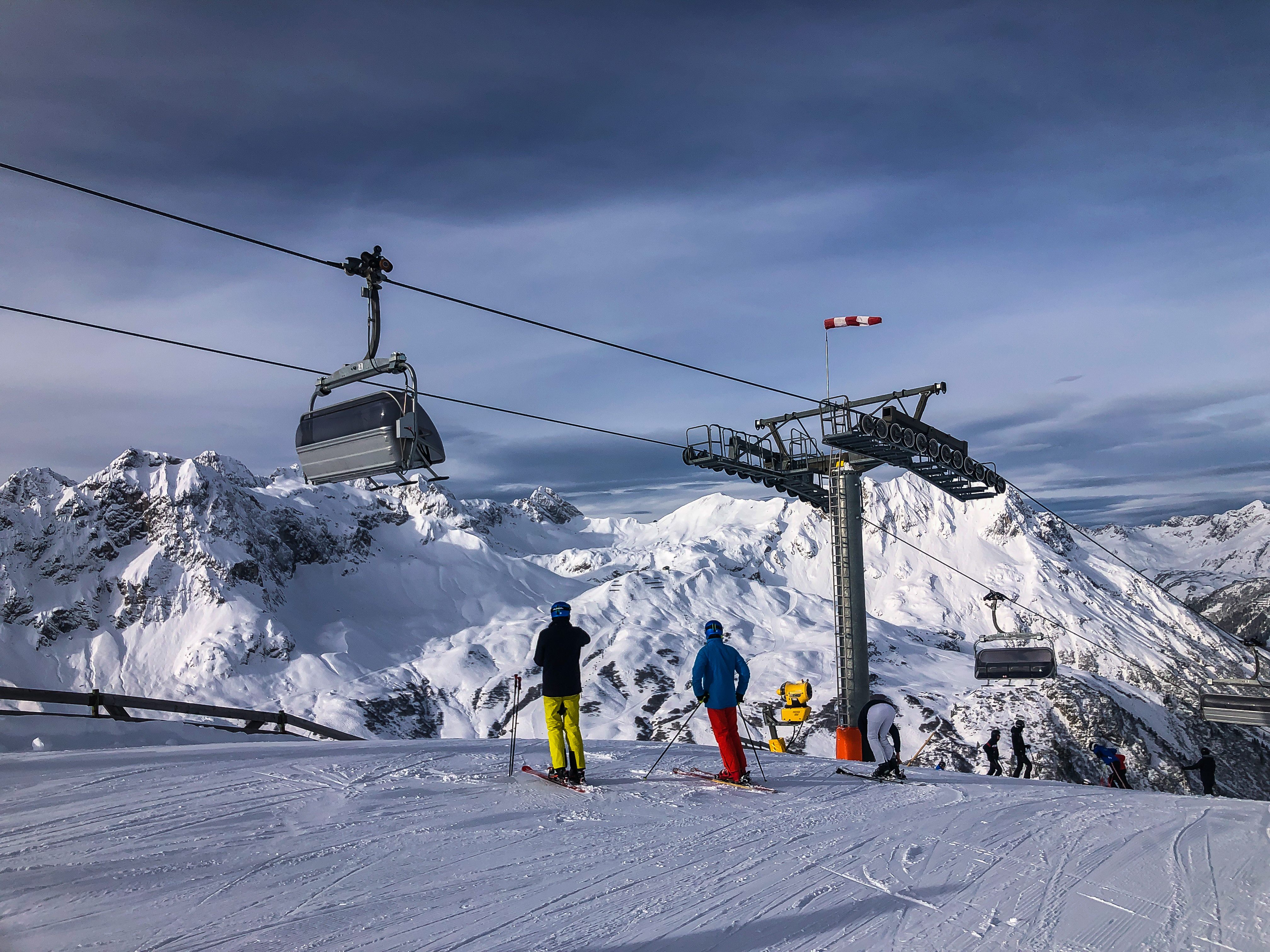 Schwerr Skiunfall in Lech.