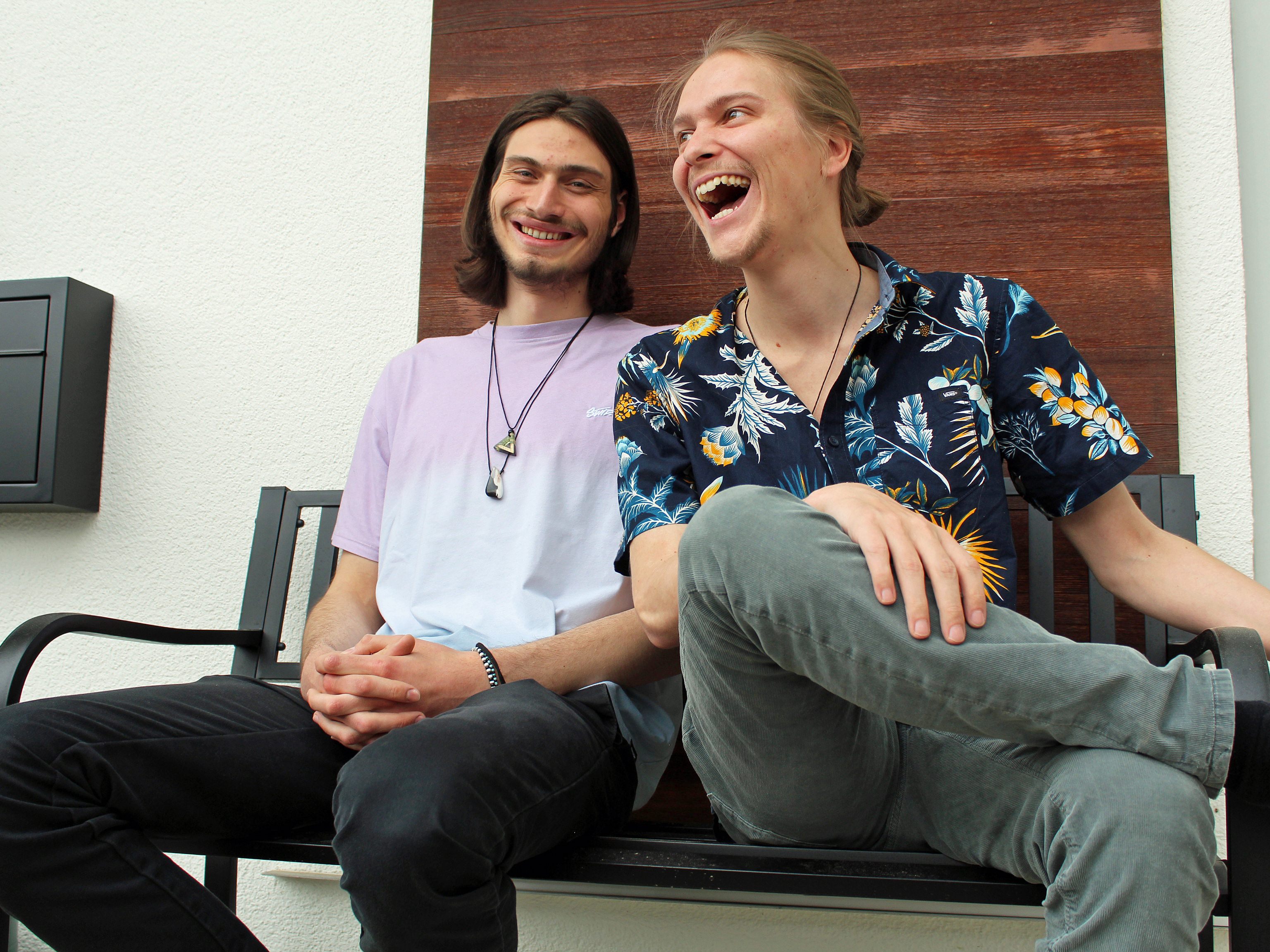 Oliver Planner und Timo Lissy laden mit ihrem Verein „Frequency Squad“ zum Kunst- und Techno-Event ein.