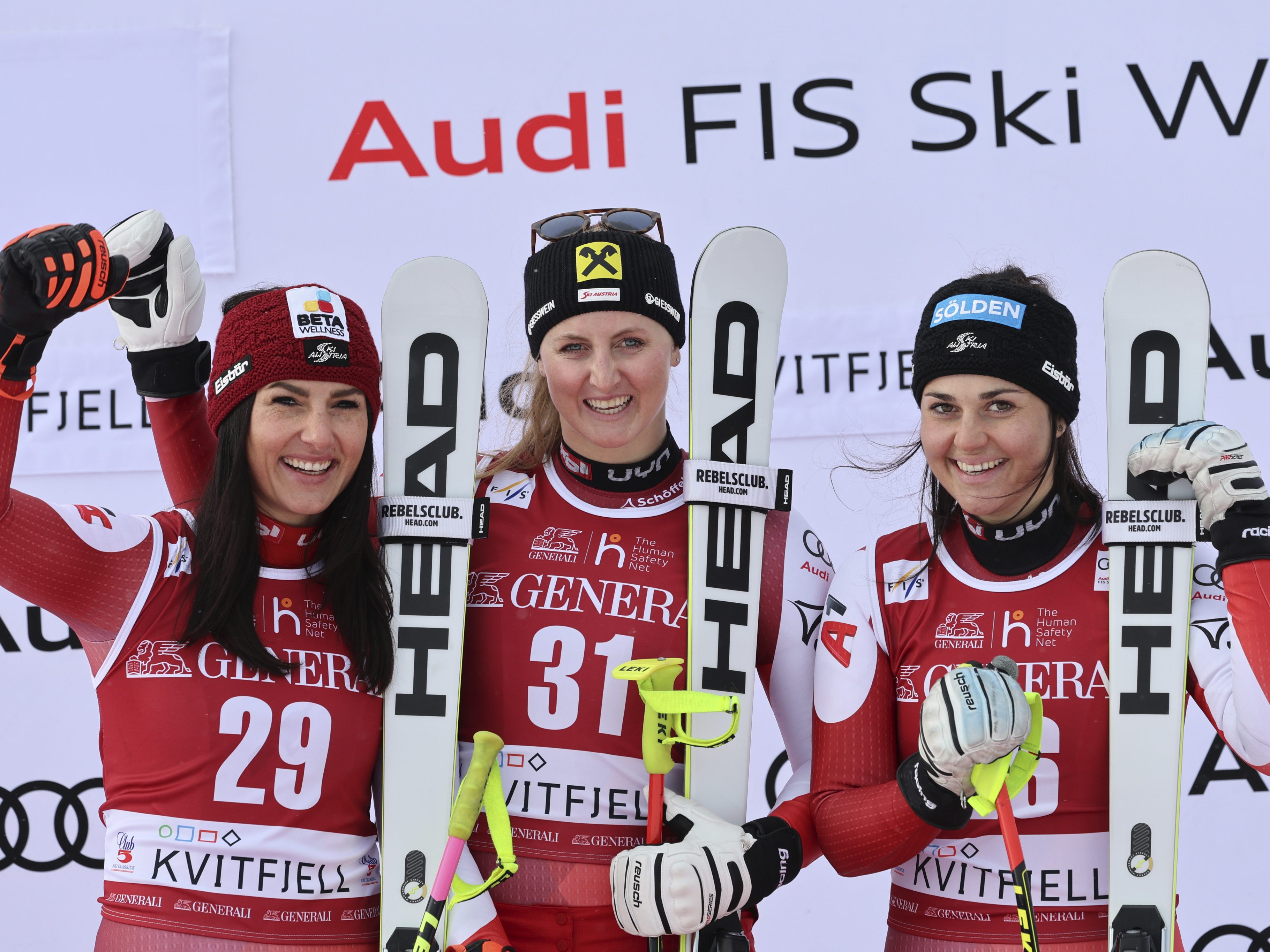 Die Österreicherinnen haben heute abgeliefert.