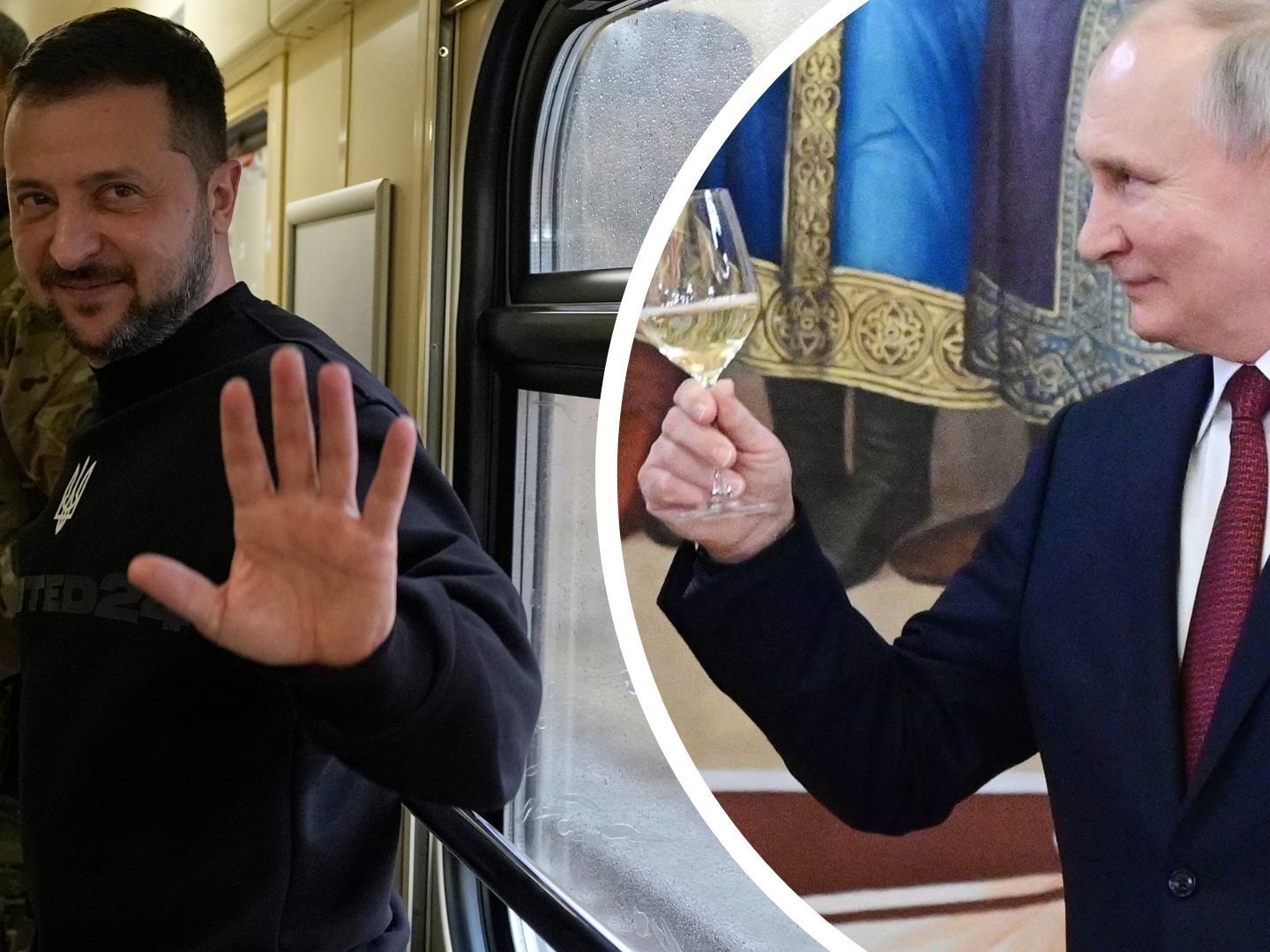 Selenskyj warnt vor den Absichten von Putin.