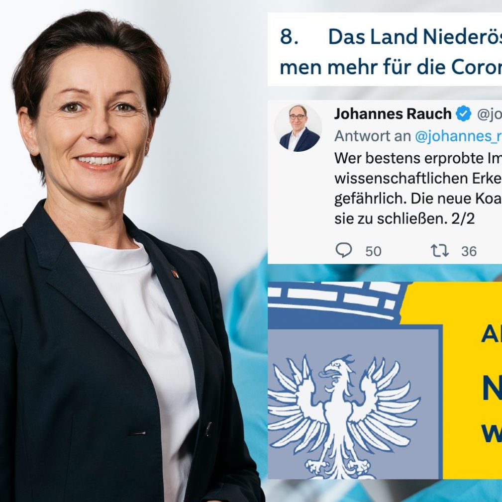 Die niederösterreichische "Übereinkunft" sorgt für heftige Kritik, auch vonseiten der Vorarlberger Gesundheitslandesrätin Martina Rüscher oder Gesundheitsminister Johannes Rauch.