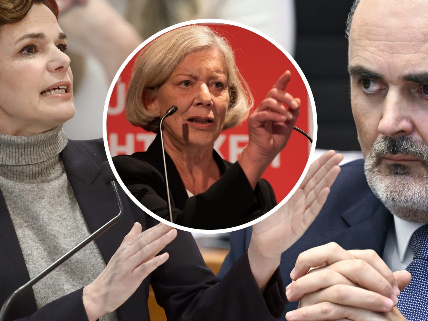 Die Vorarlberger SPÖ-Chefin Gabriele Sprickler-Falschlunger (Mitte) hat mit ihrer Kritik an Hans Peter Doskozil SPÖ-interne Führungsdebatten ordentlich angeheizt. Die Vorarlberger SPÖ-Chefin Gabriele Sprickler-Falschlunger (Mitte) hat mit ihrer Kritik an Hans Peter Doskozil SPÖ-interne Führungsdebatten ordentlich angeheizt.