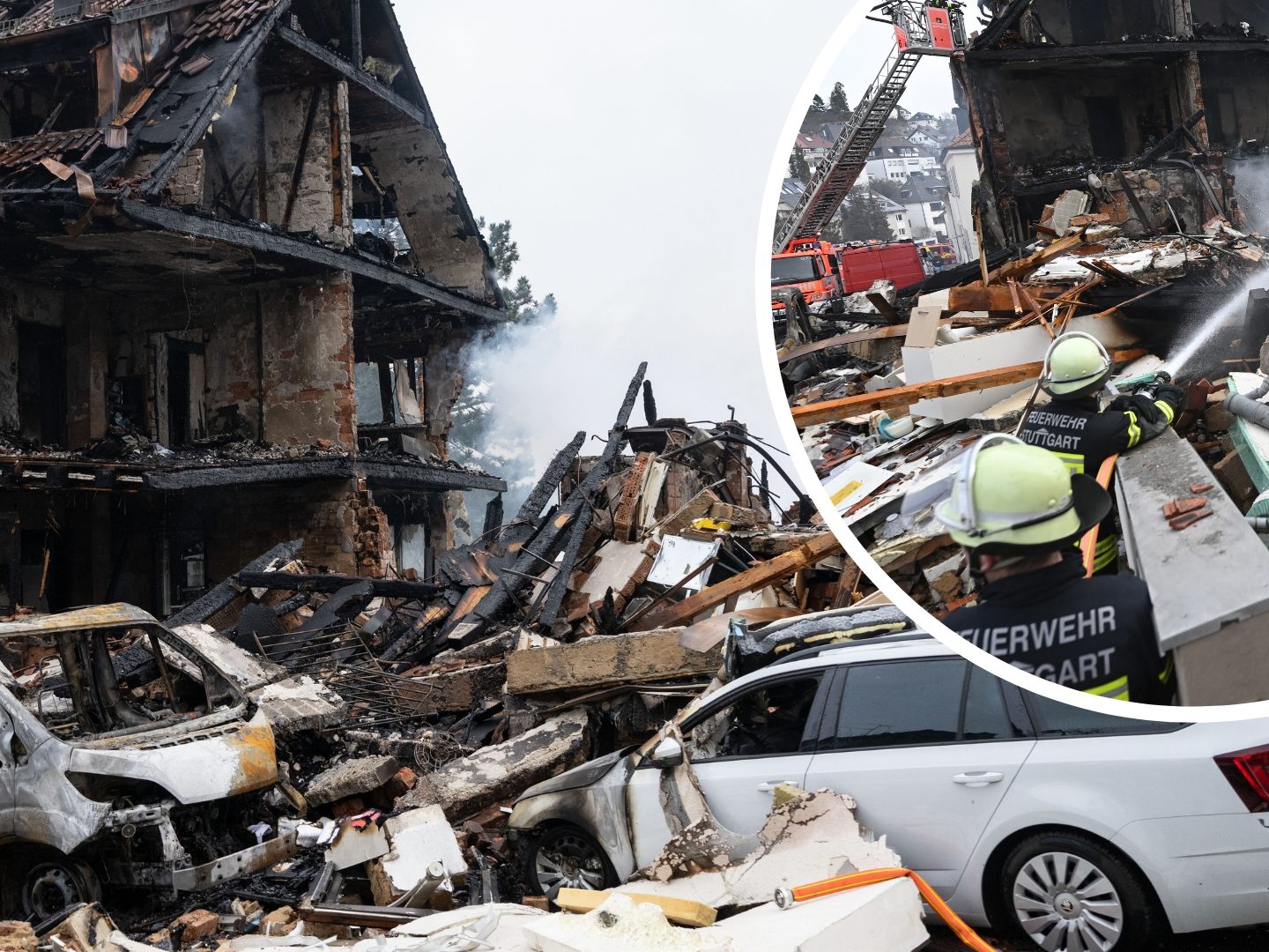Die Explosion verwüstete eine Wohngegend.