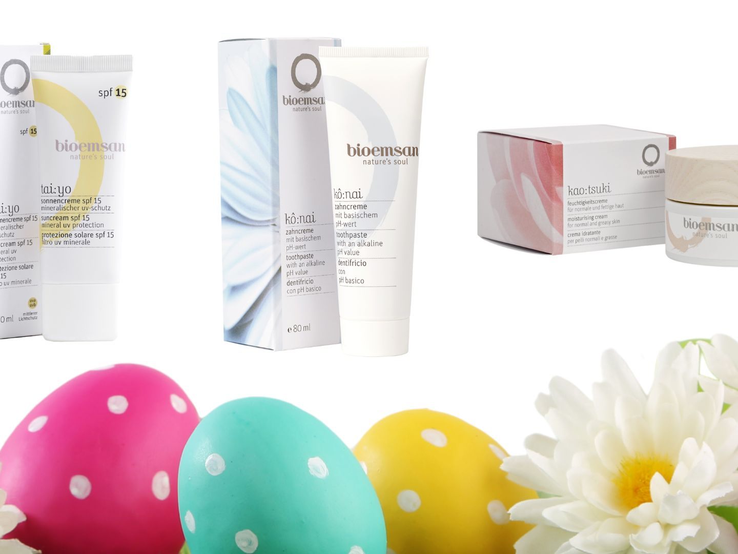 Gewinnt ein nachhaltiges Beauty-Package von bioemsan. Gewinnt ein nachhaltiges Beauty-Package von bioemsan.