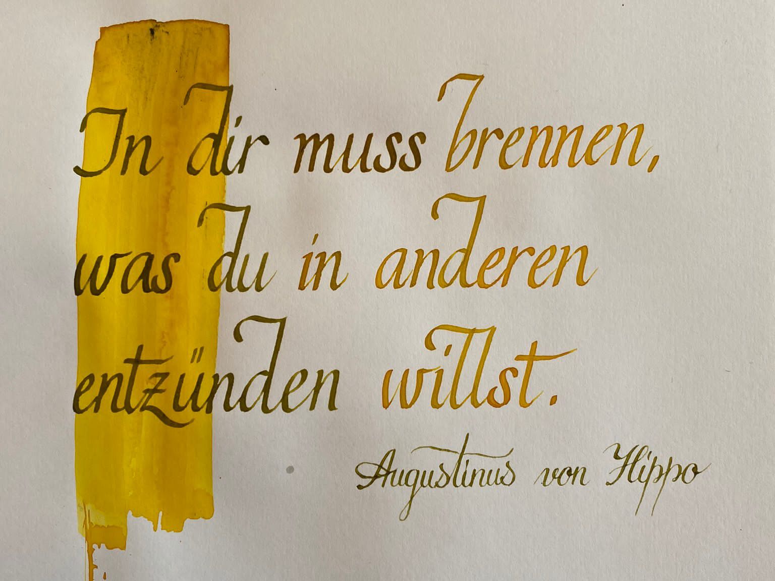 Kalligraphie – Kursive Schrift