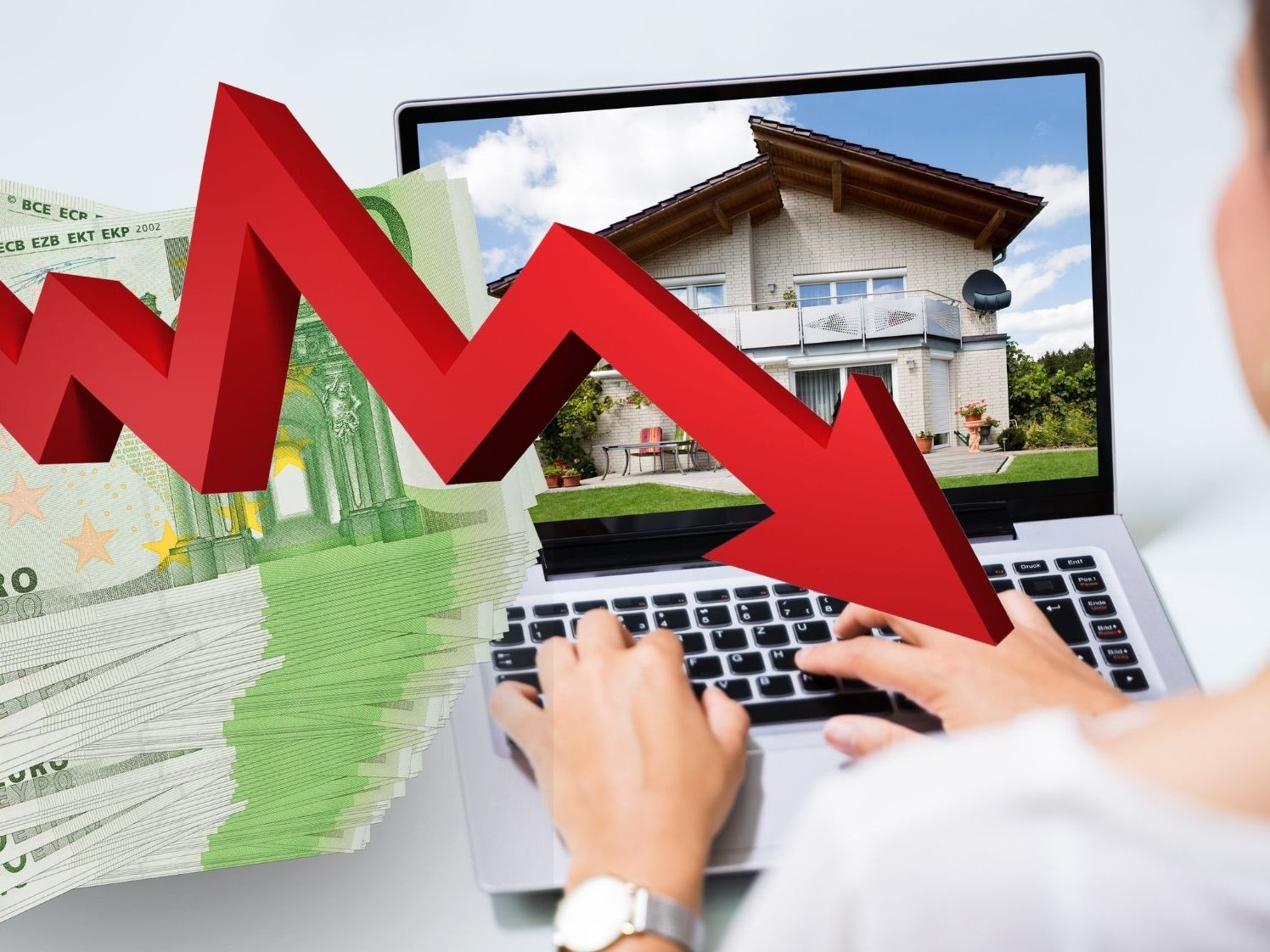 Wegen hoher Zinsen für Immobilienkredite