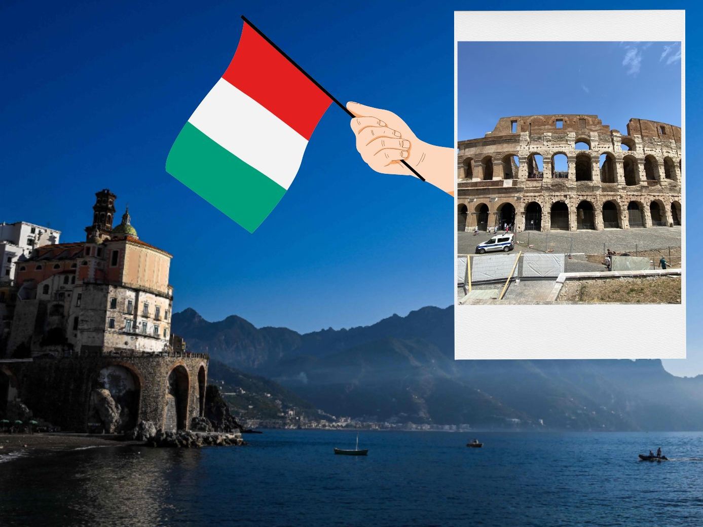 Urlaub in Italien.