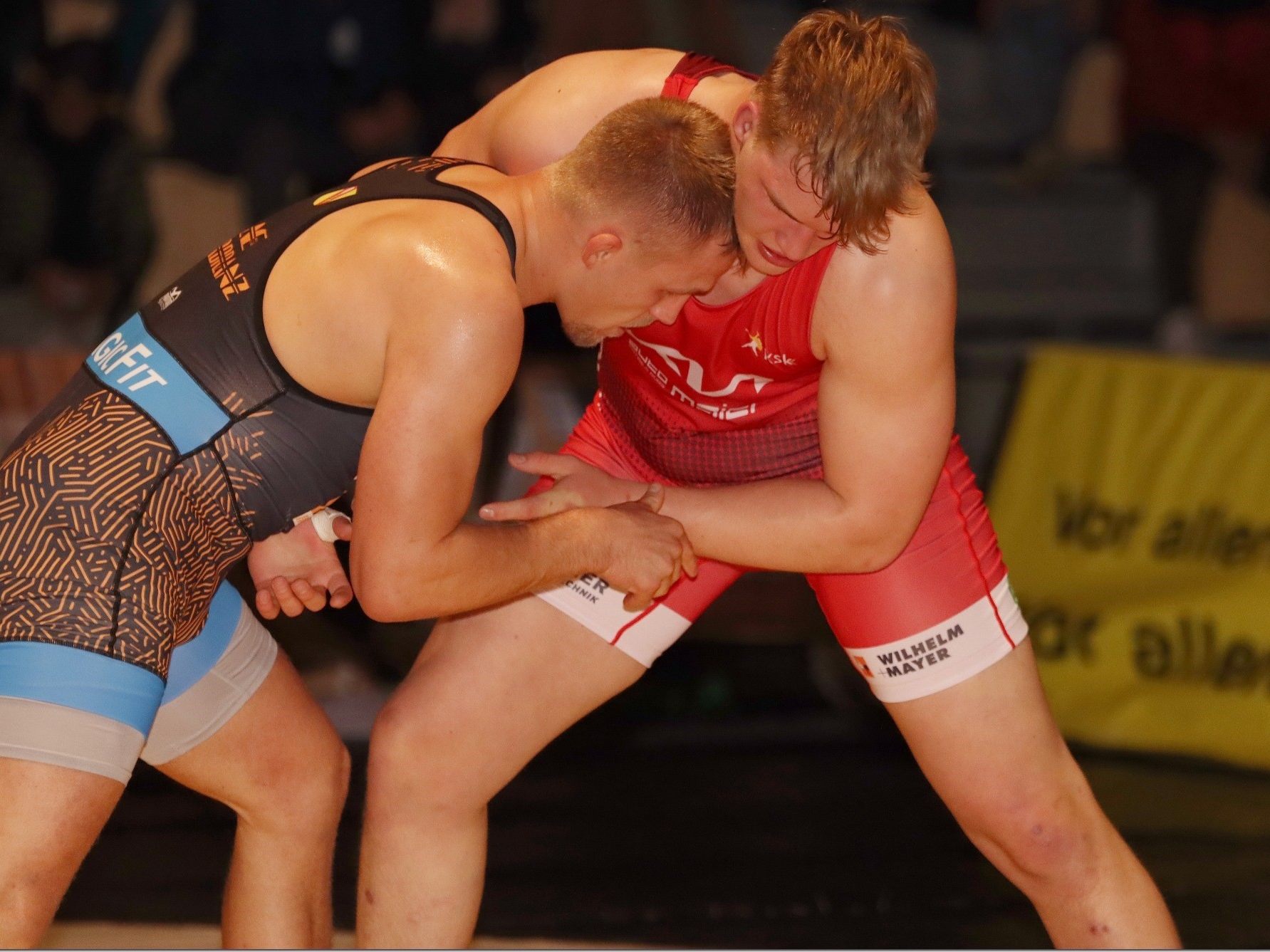 Leonhard Junger (rotes Trikot) wurde Vierter.