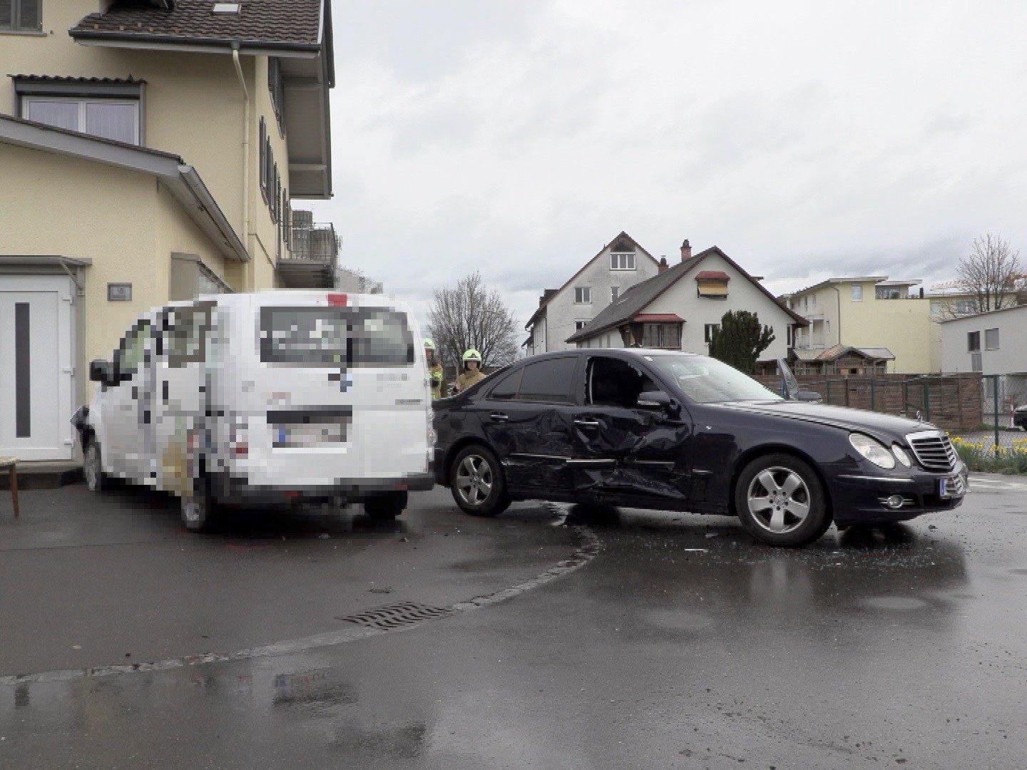 Am Samstagmorgen kam es in Lustenau zu einem Unfall.