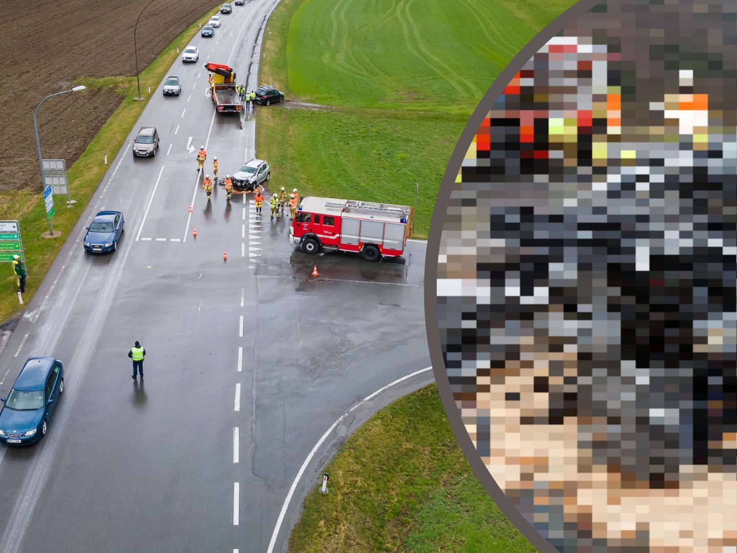 Unfall zwischen Nenzing und Nüziders.